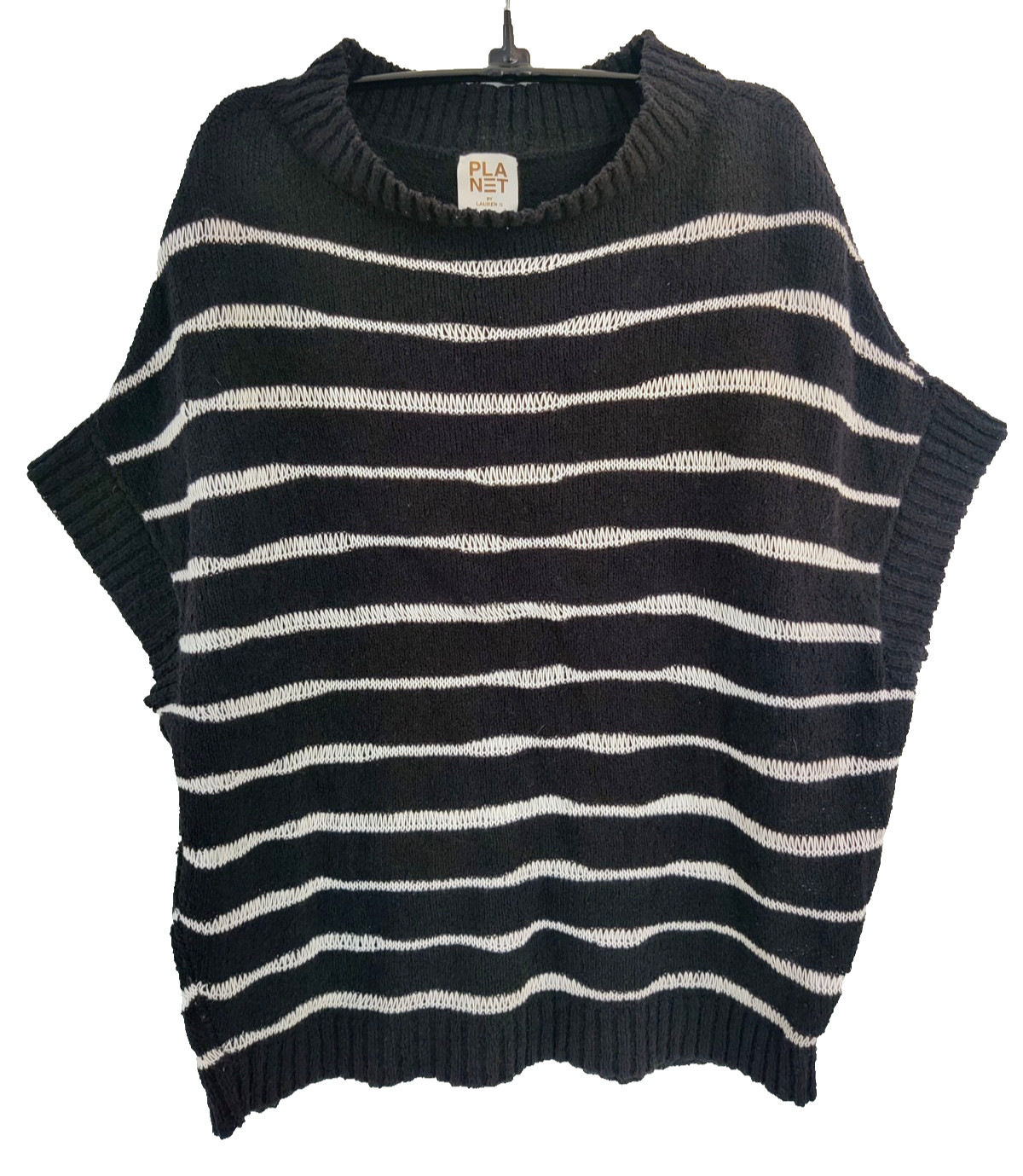 PLANET by Lauren G ONE SIZE Fits All Knit Top SWEATER Shirt Blouse S M L XL