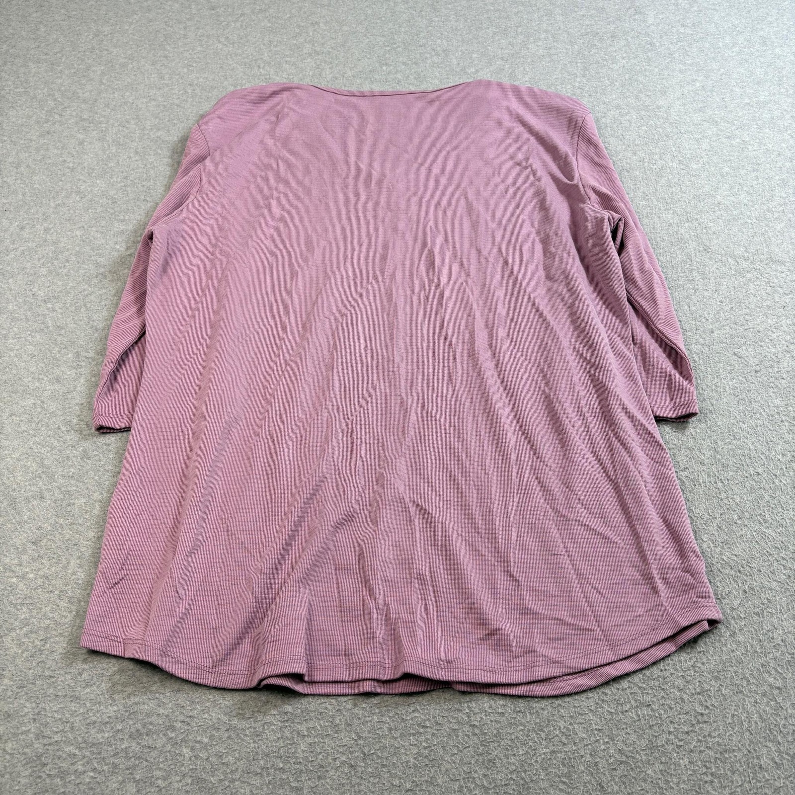 Segments Shirt Women XL Purple Tencel Modal 3/4 Sleeve Lightweight Canada Comfy