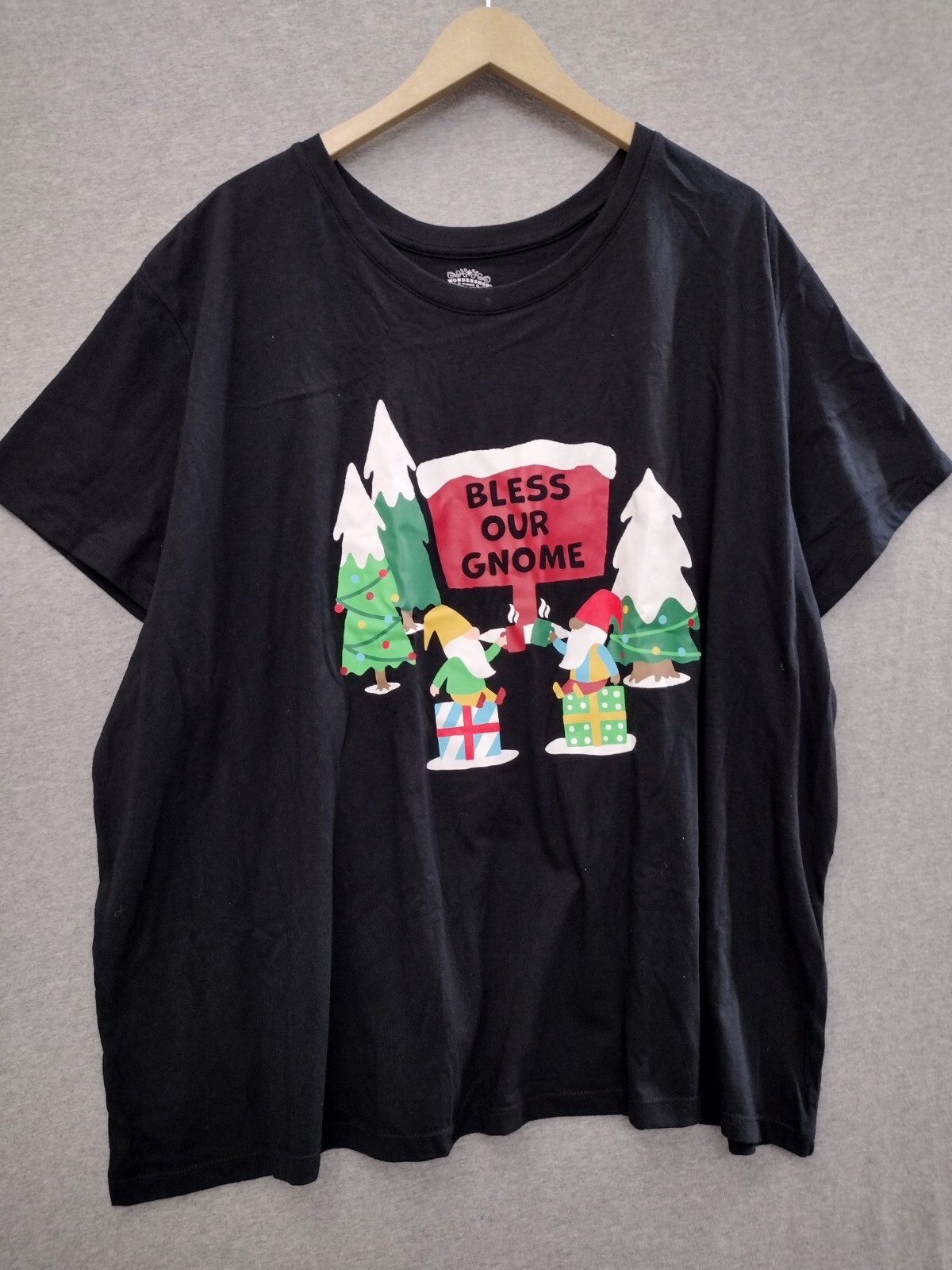 WonderShop Christmas Sleep T-shirt Bless Our Gnome Women’s Size 4X