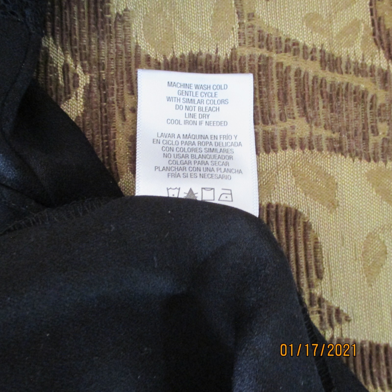 Elegant BLACK Net Top attention BLOUSE V NECK Top MACHINE Wash Cold SMALL Size