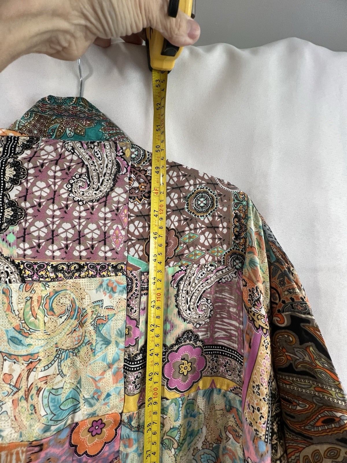 Karma Highway Duster Kimono Patchwork Boho Hippie Oversized Women’s OS Colorful