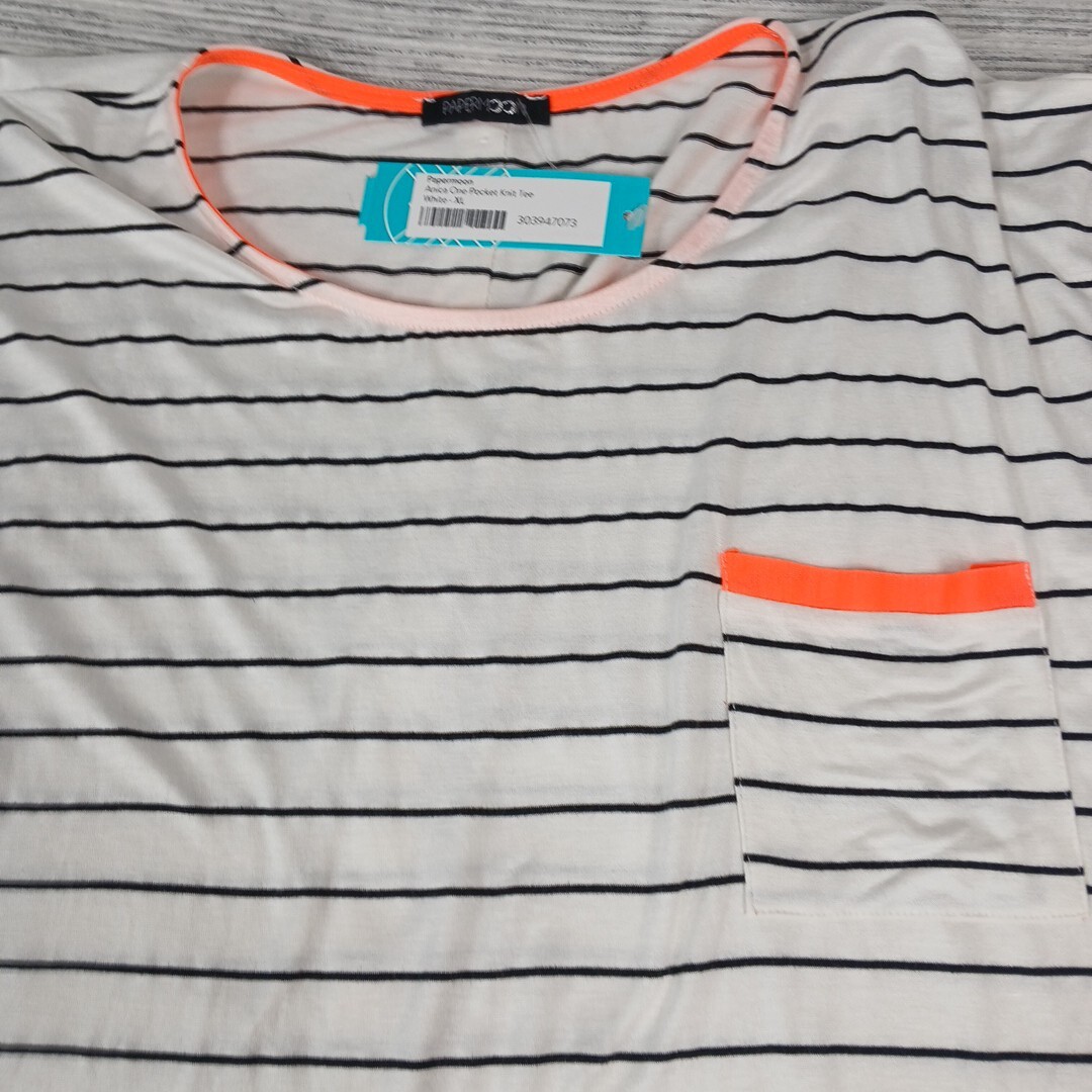 Papermoon Womens Shirt Size 1X Multicolor Dot Print Flowy Classic Casual Comfort