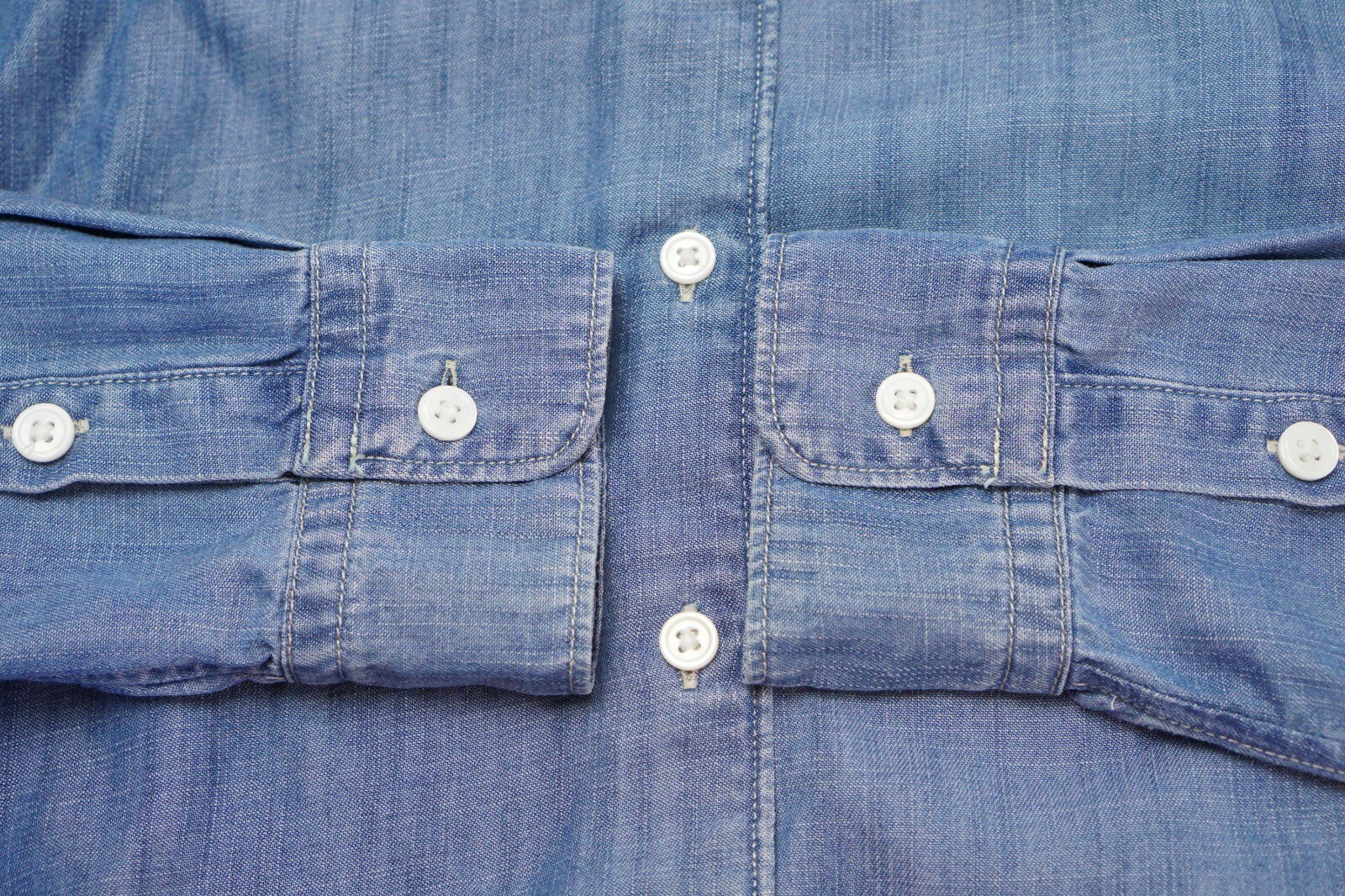 Woman Levi’S Casual Shirt Boyfriend Fit Cotton Blue S MJA774