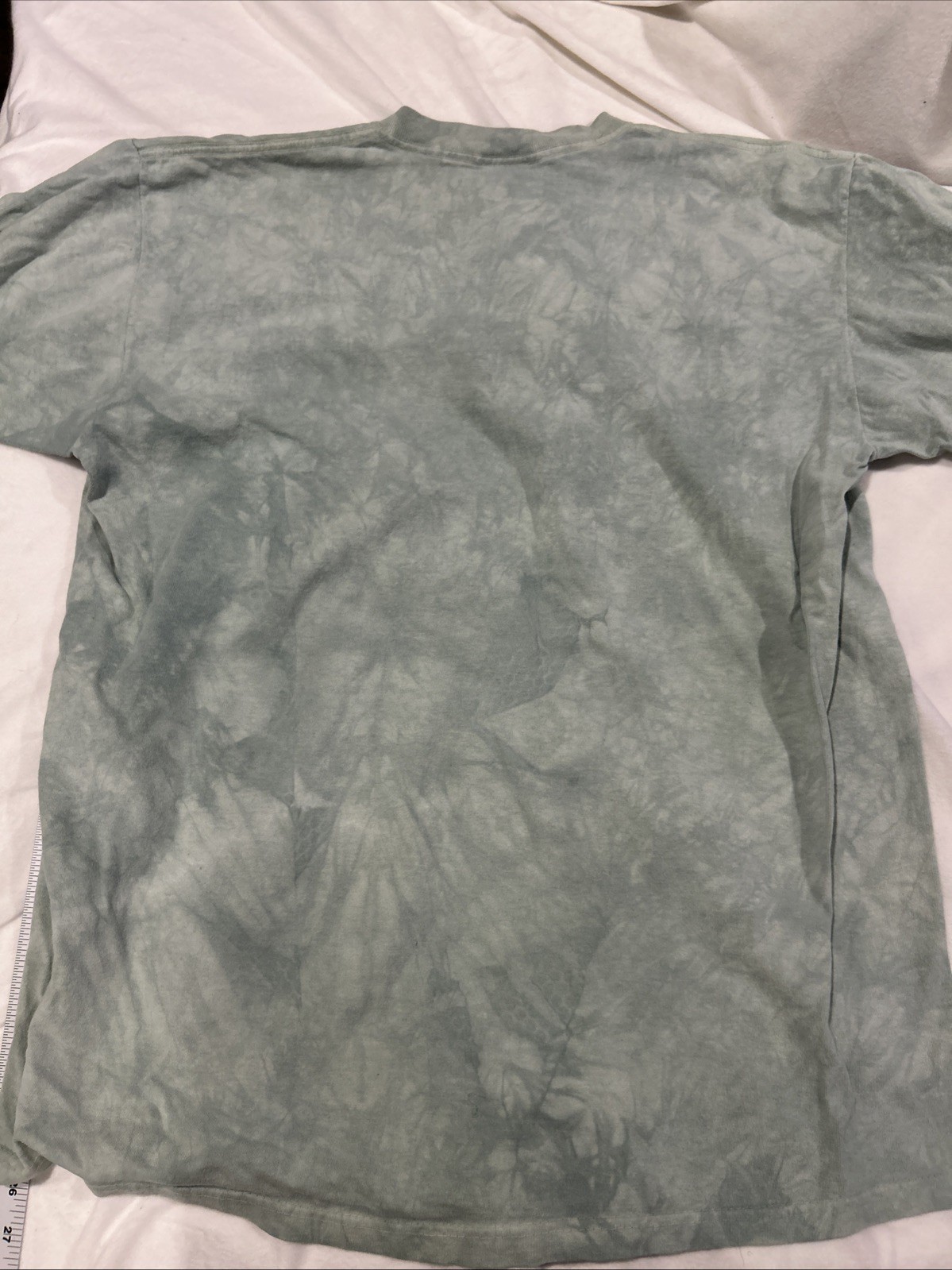 The Mountain Women Size XL Green Tie Dye Fairy Butterfly Graphic Tee Shirt VTG