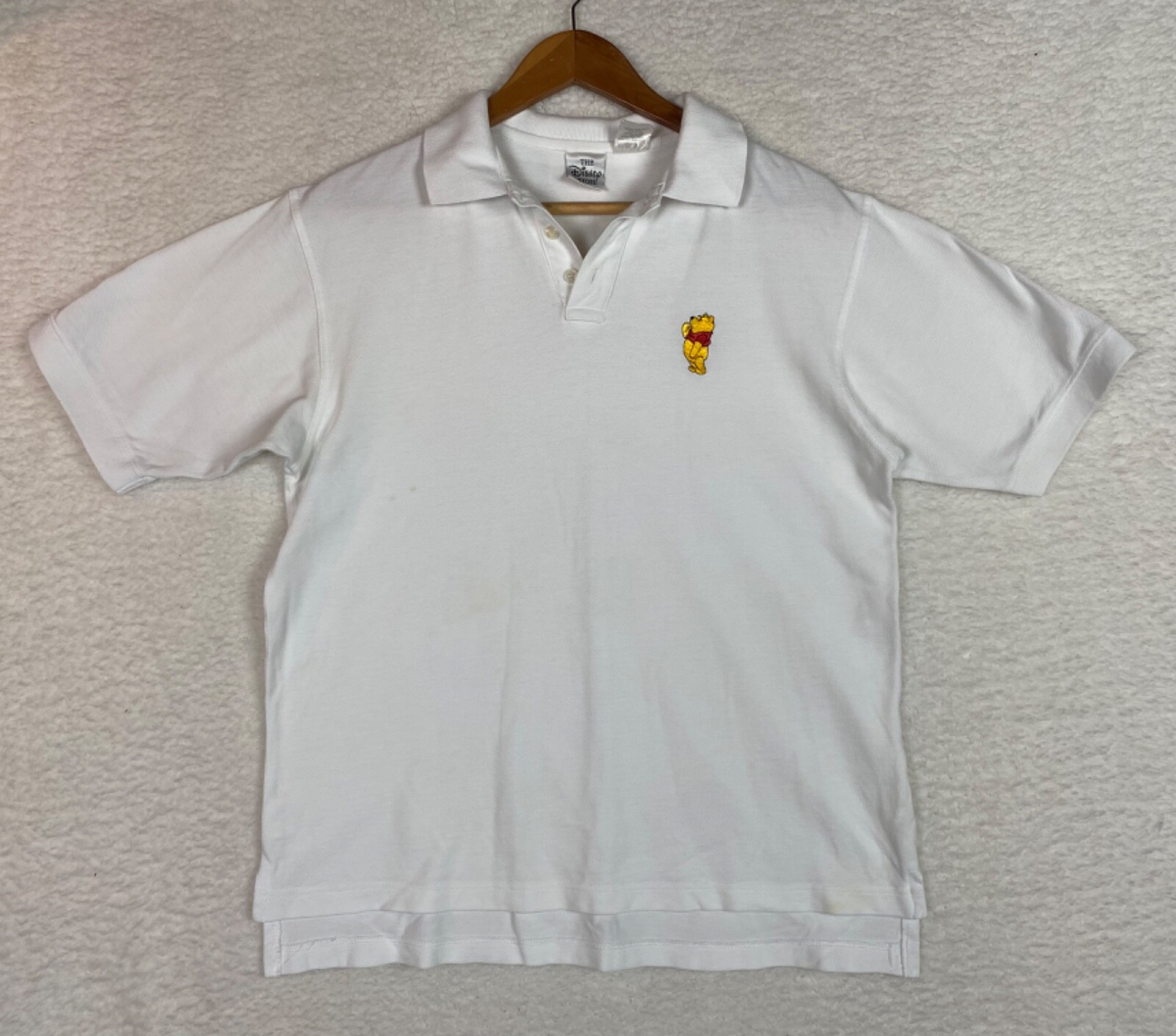 The Disney Store Polo Shirt Womens Small Winnie The Pooh 100%Cotton Short Sleeve