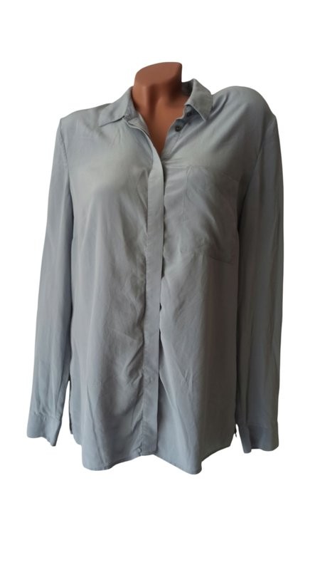 Women Jigsaw Shirt Grey Silk 38 / M / 46