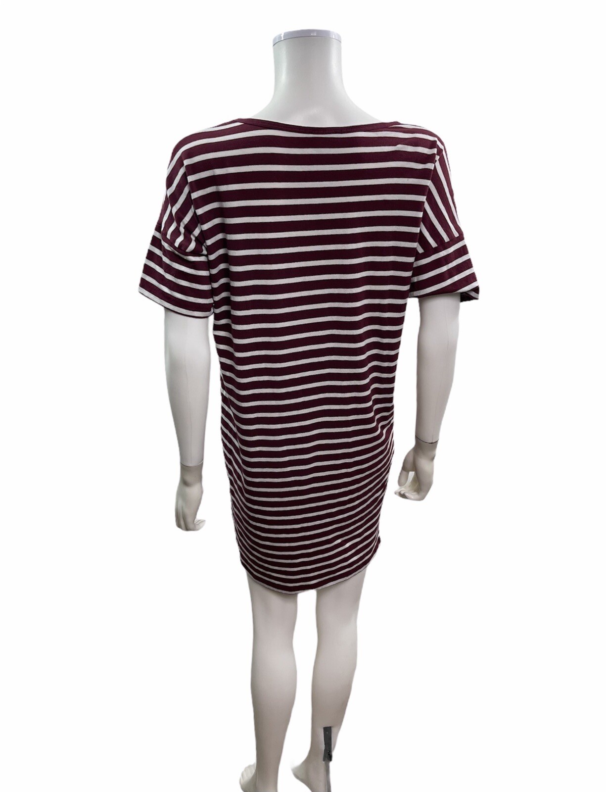 Express Women’s Size Medium short Sleeve Round Neck Striped Tunic Dress