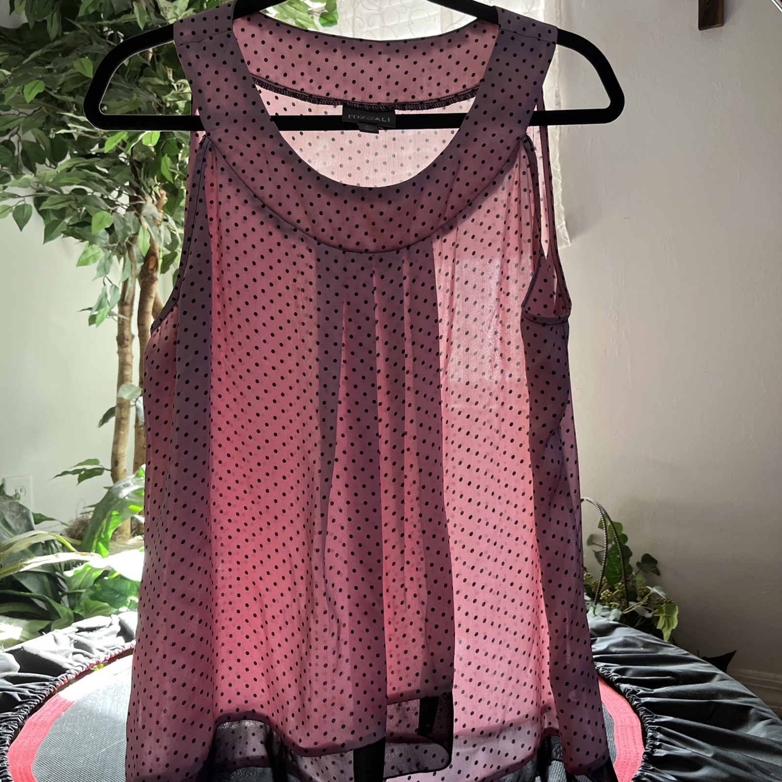 Roz And Ali Blouse Tank Size XL FREE SHIPPING T2591