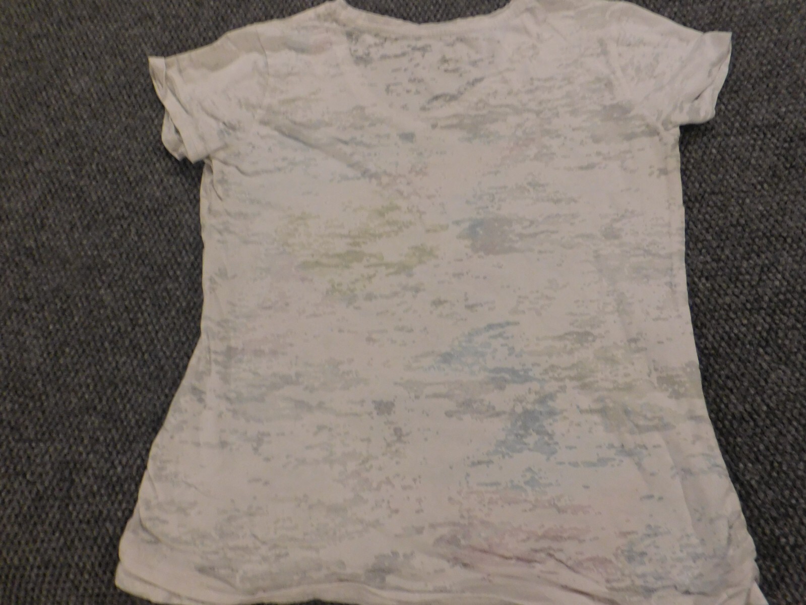 Reebok Womens Shirt Extra Large White graphic colorful block patter
