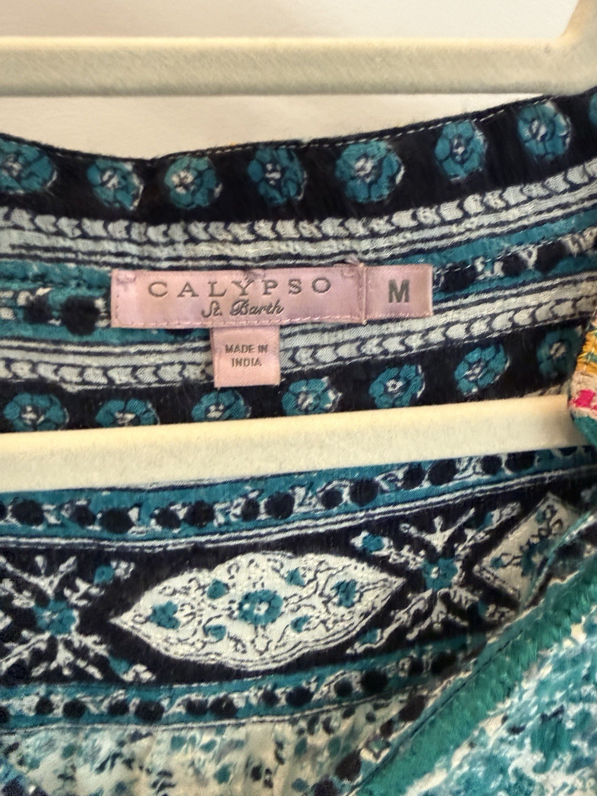 Calypso St. Barth Medium Blue/White Top