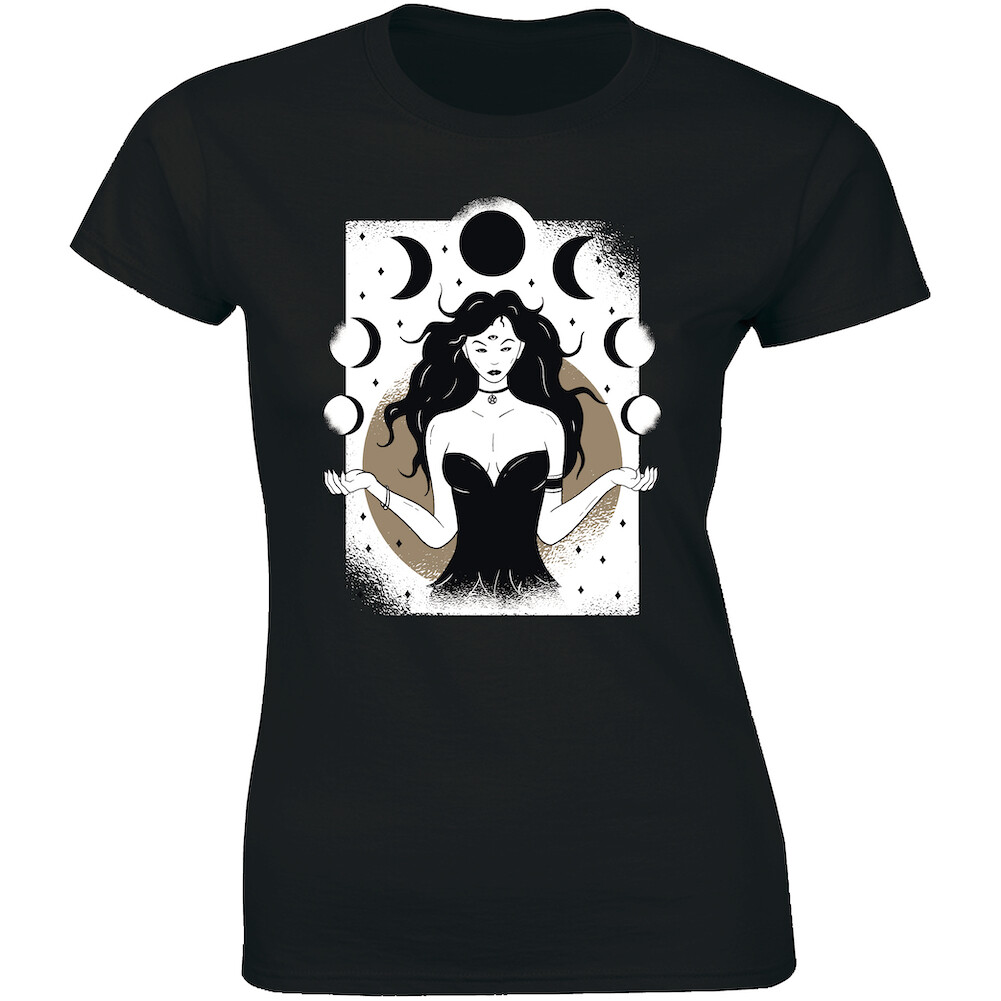Moon Child Lady Ritual Occult Shirt Witch Craft Magical black magic Women Tshirt