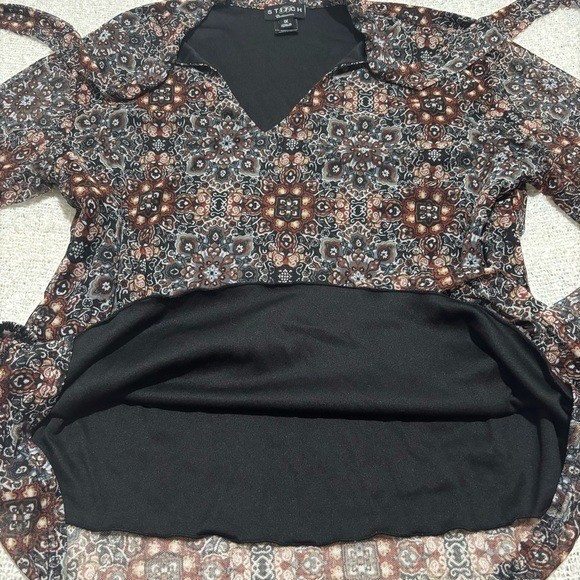 stitch collection vintage y2k boho tapestry v-neck grunge formal coquette earthy