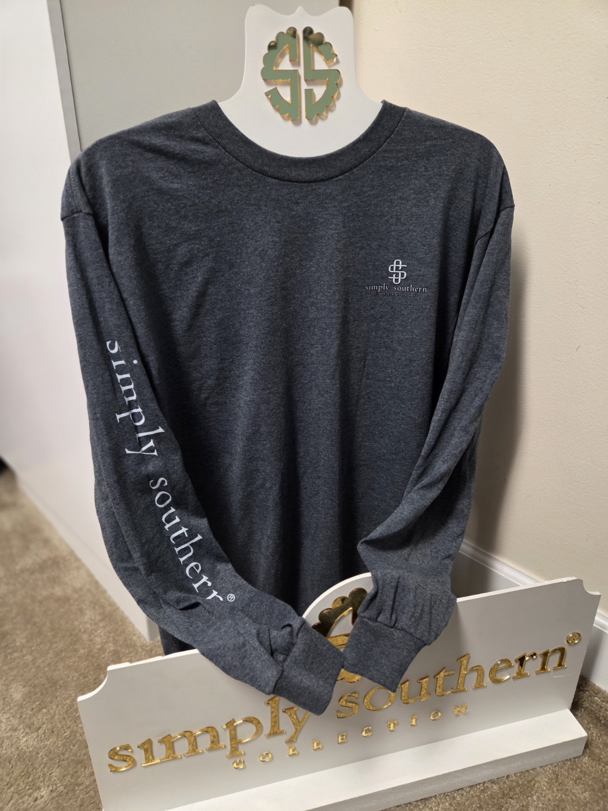 Simply Southern LARGE Long Sleeve “SHINE WITH KIND.. NEW W Tags closeout design