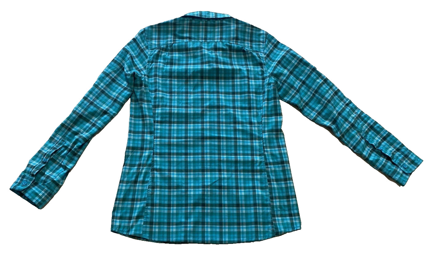 Alpine Design Womens Tech Series Top Size M Blue Plaid Preppy Hiking Outdoorsy
