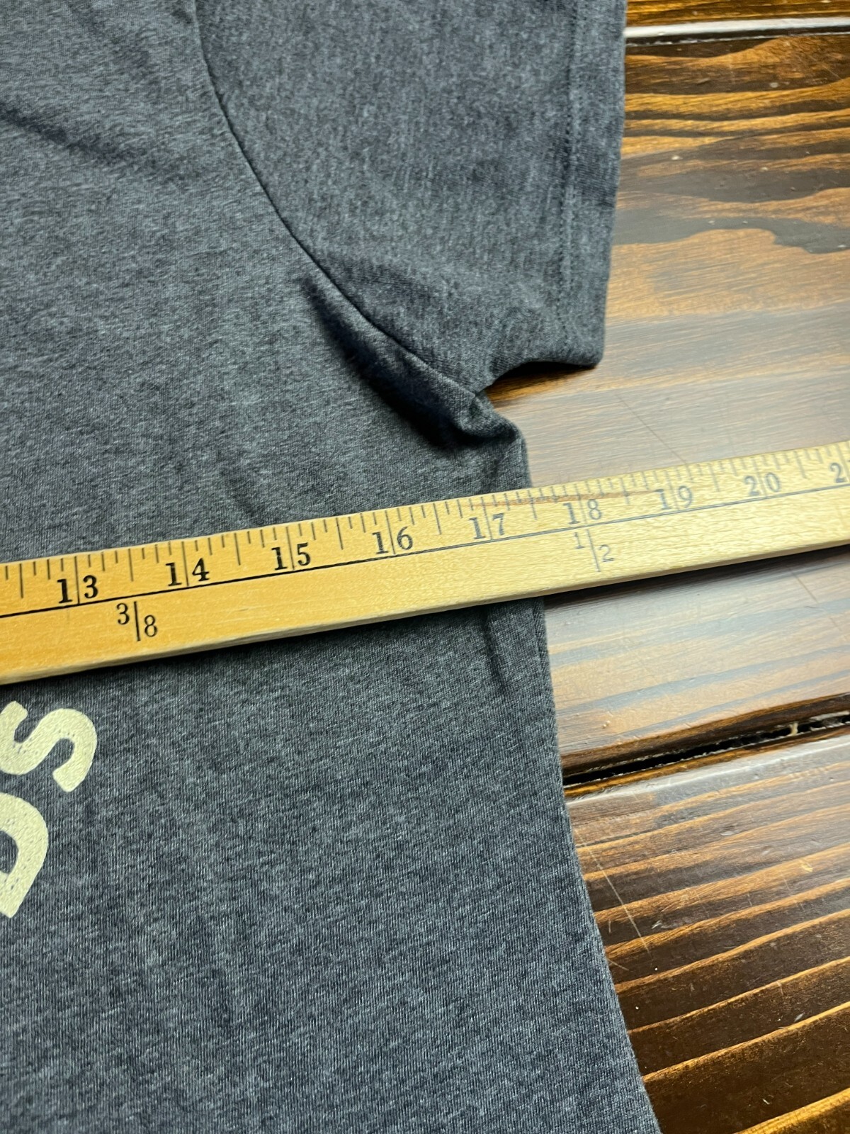 Port & Company Shirt, Womens Size Medium, Gray, Novelty Top, Eat More Hole Foods