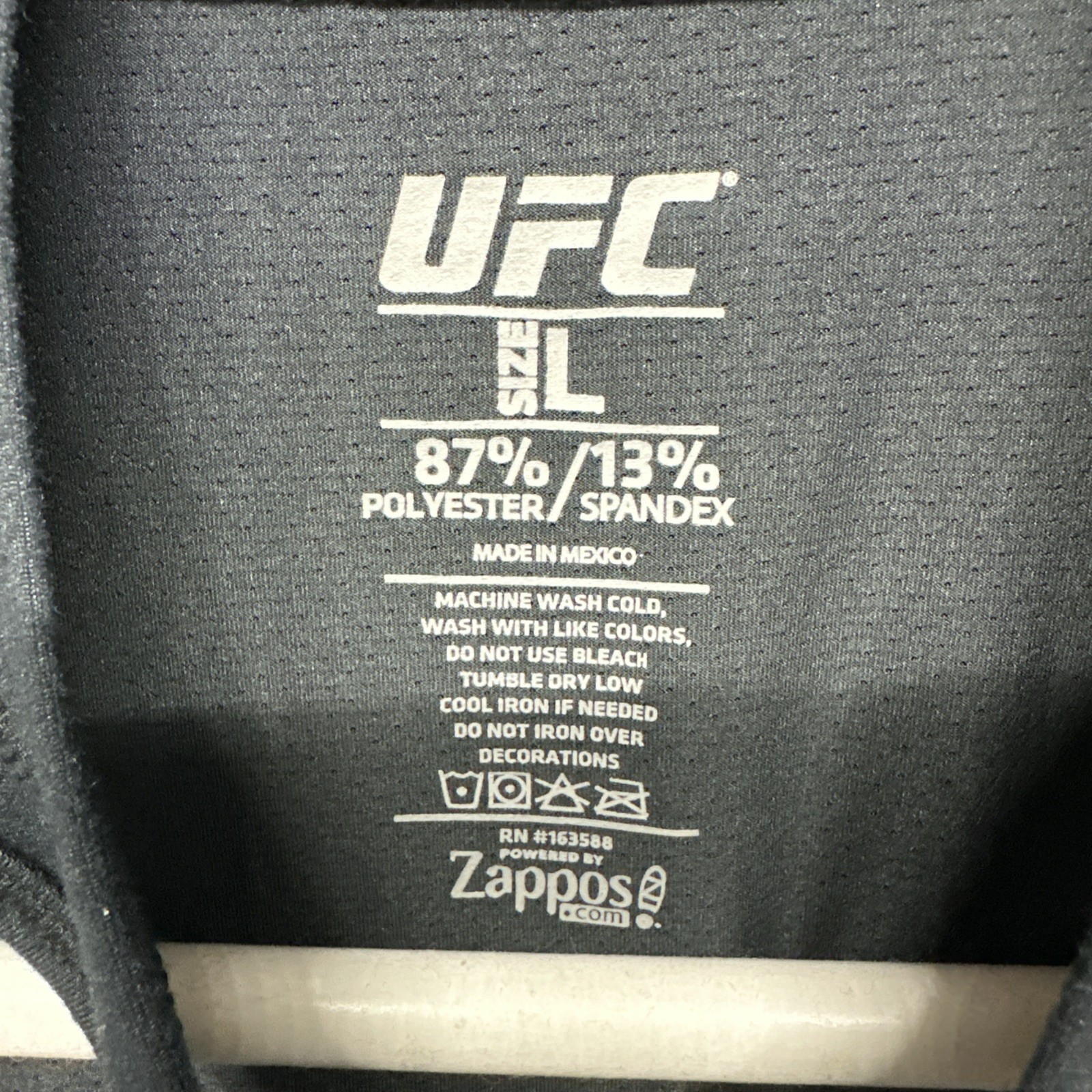 UFC Sleeveless Cutout Workout Top For Woman- Blended Fabric Size Large