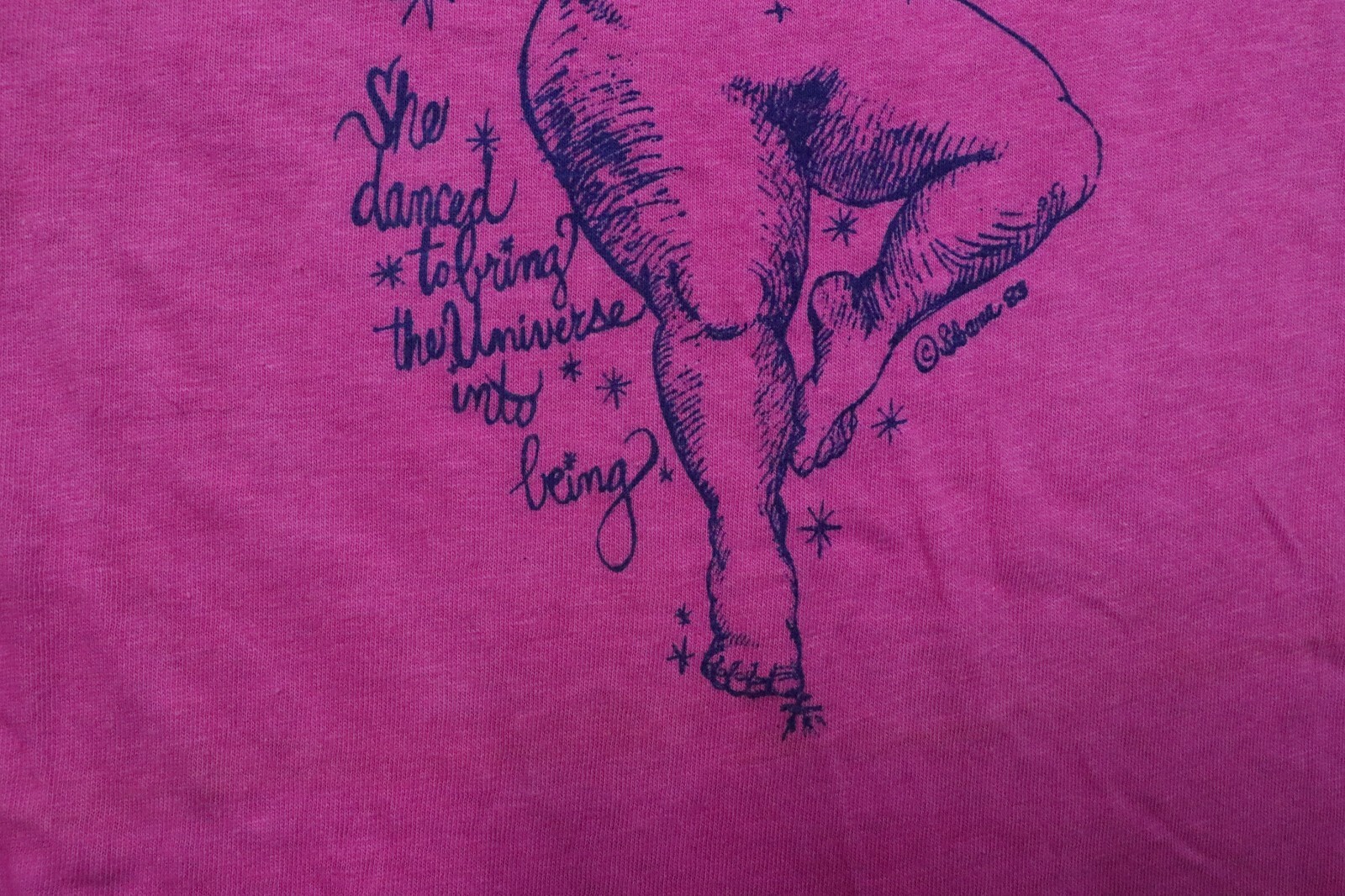 Hanes VTG 80s Single Stitch T-Shirt Gaia Goddess Nature Hippie Women’s 2XL Thin