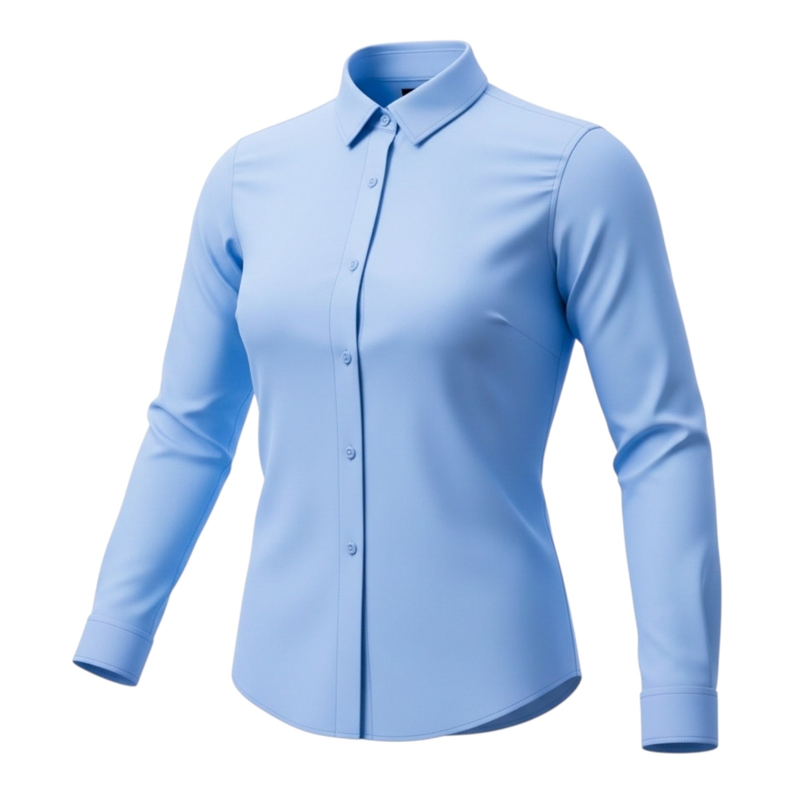 Ladies Cotton Plain Formal Office Party Work Shirts Blouse