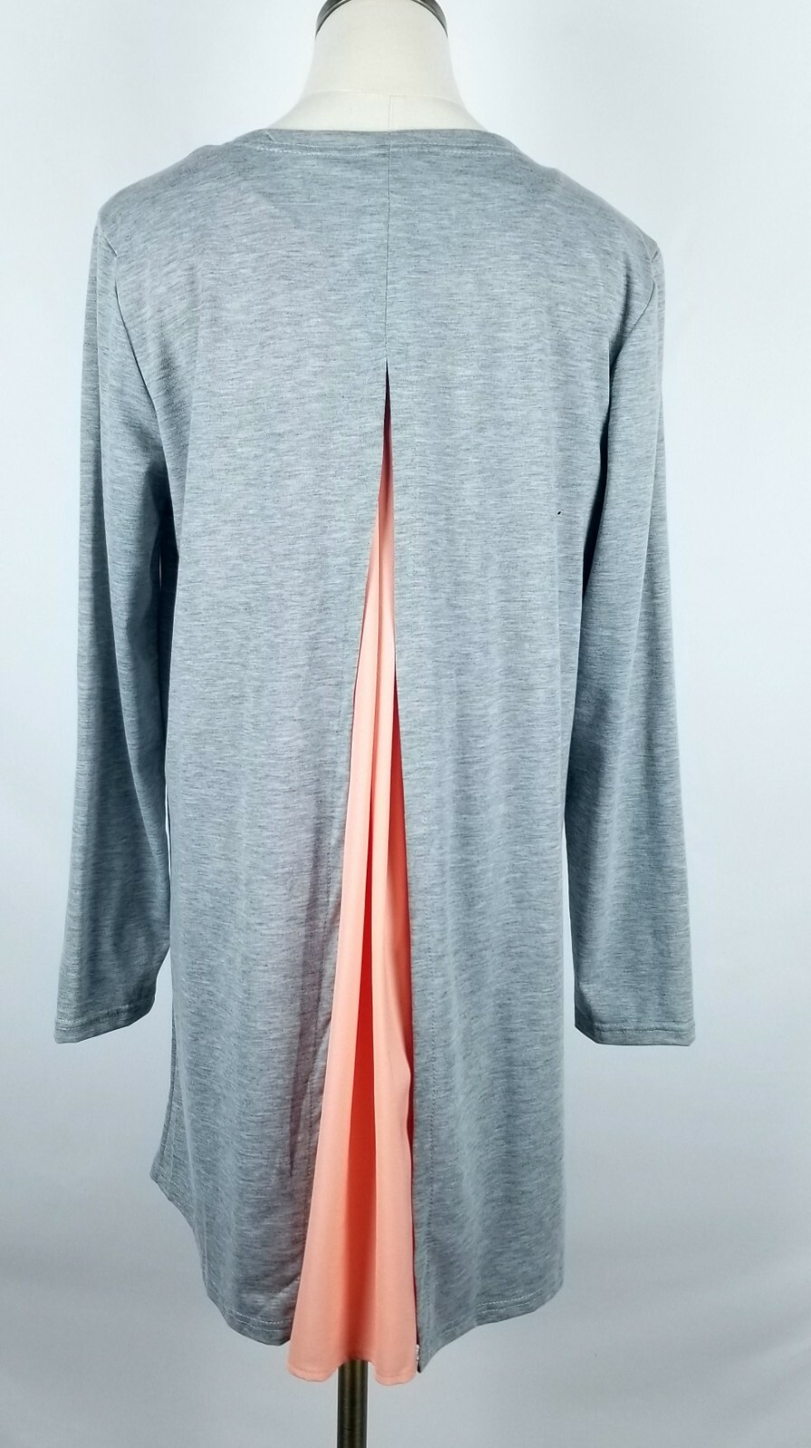 NWT Zanzea Collection Blouse/Cardigan Womens Plus Size XXL Peach Split Back