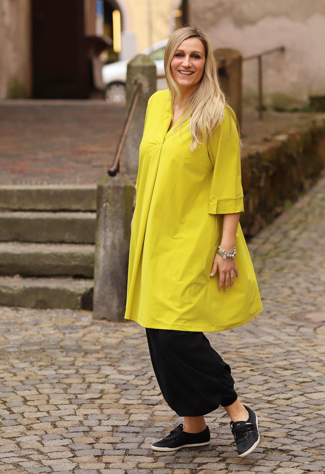 ELLI – lagenlook TUNIC BLOUSE size 44 to 56 – green