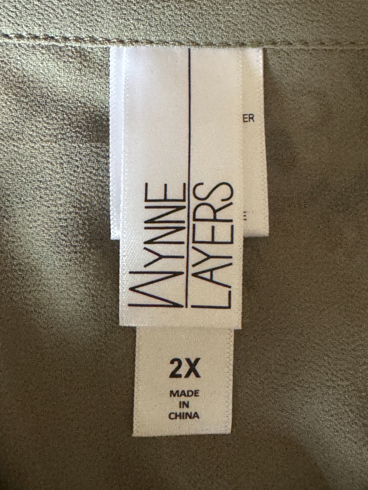 WynneLayers Drawstring Bottomed Sage 2X NWT