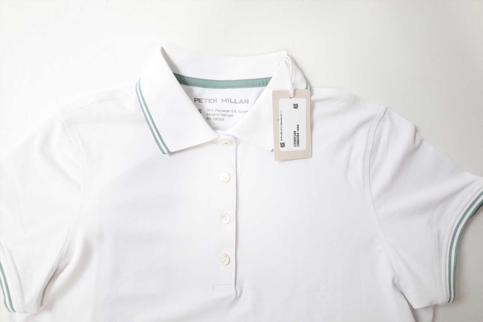 Peter Millar Golf Classic Polo Womens Size Small WH/WI New INV13309160