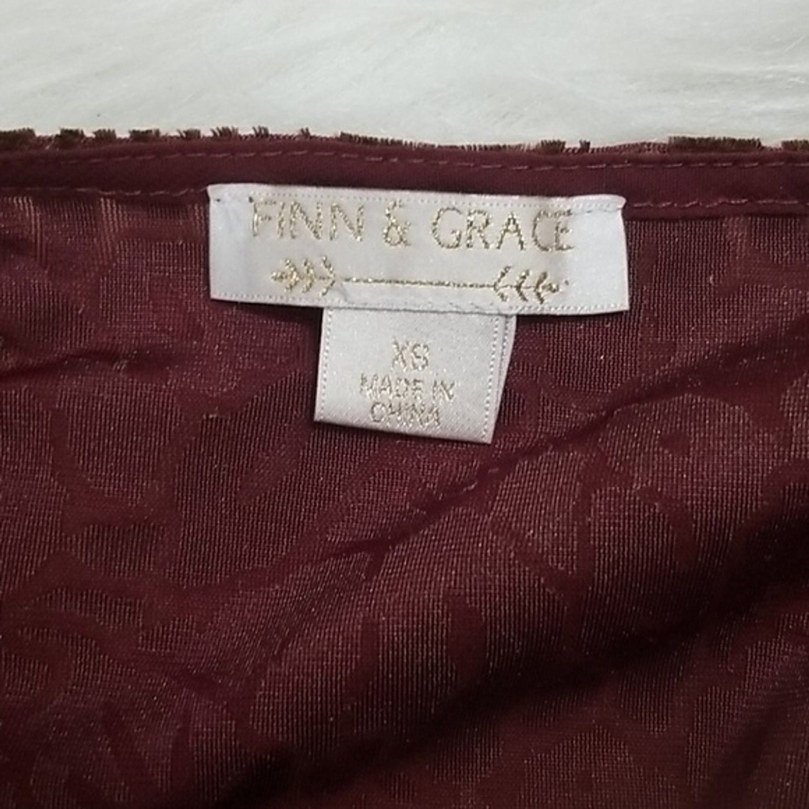 Finn & Grace whimsigoth velvet burnout sleeveless top size XS