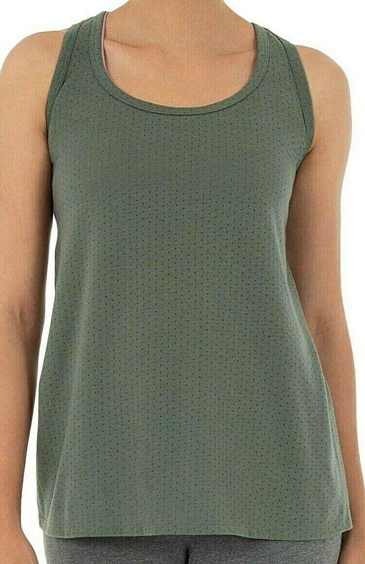 Athletic Works Women’s Core Mesh Racerback Tank Top MEDIUM (8-10) T Tundra Green