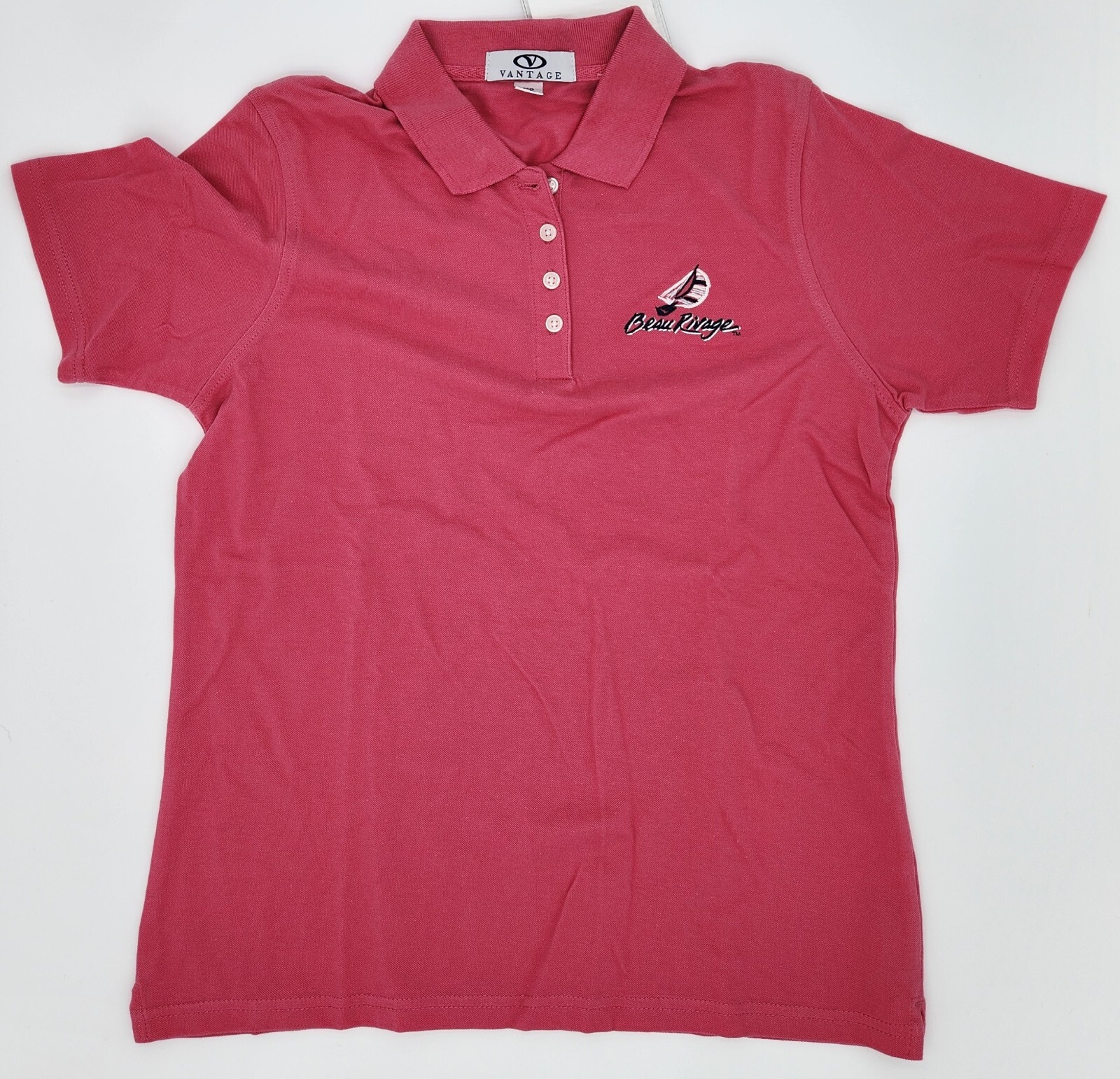 Beau Rivage Dark Pink Elite Pique Polo Shirt Women’s Medium Biloxi Mississippi