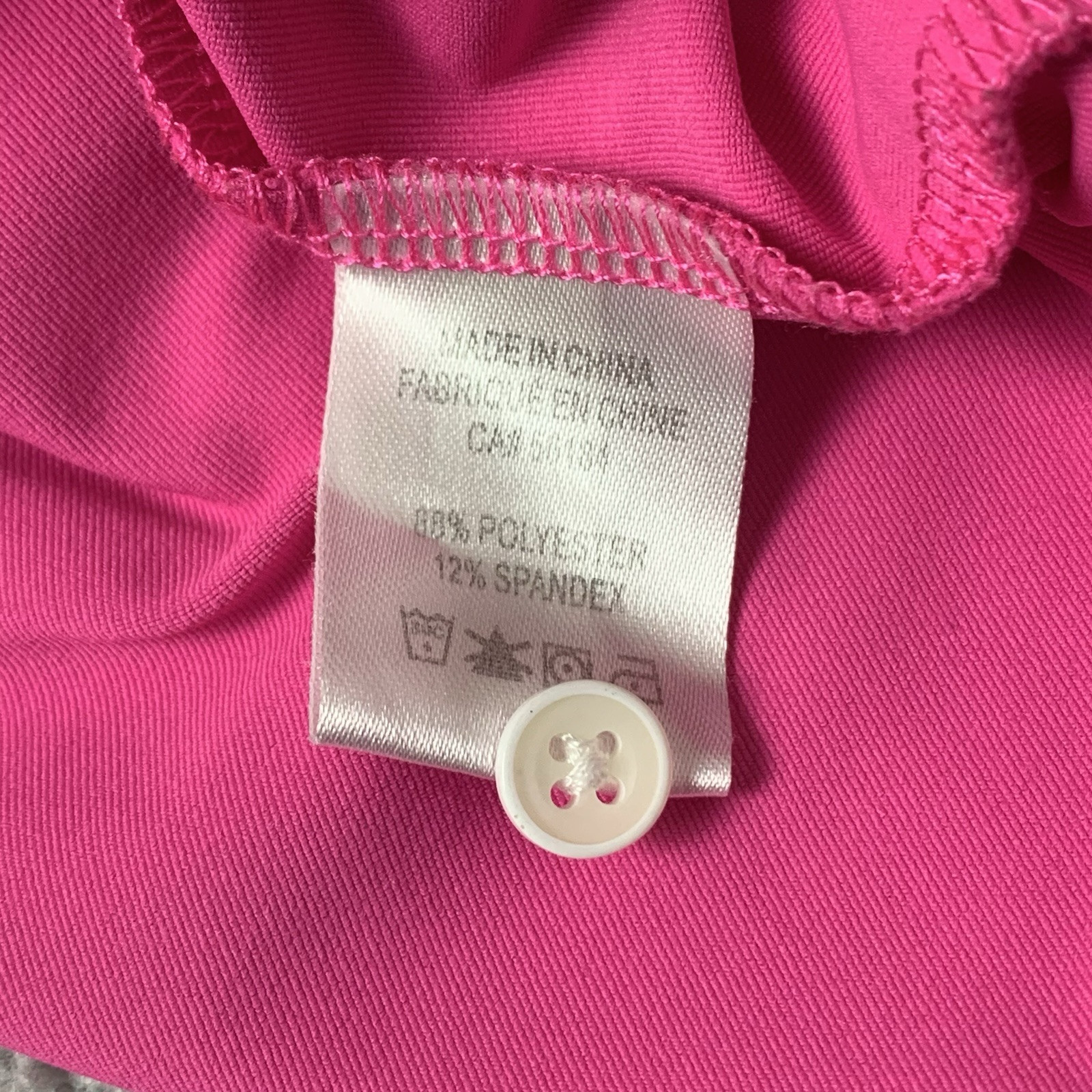Fairway & Greene Polo Shirt Women’s Medium Pink Short Sleeve Golf Outdoor Casual