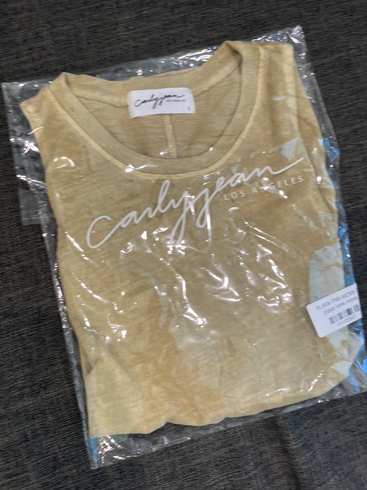 Carly Jean Los Angeles Playa Tank Moss Size Small – NEW