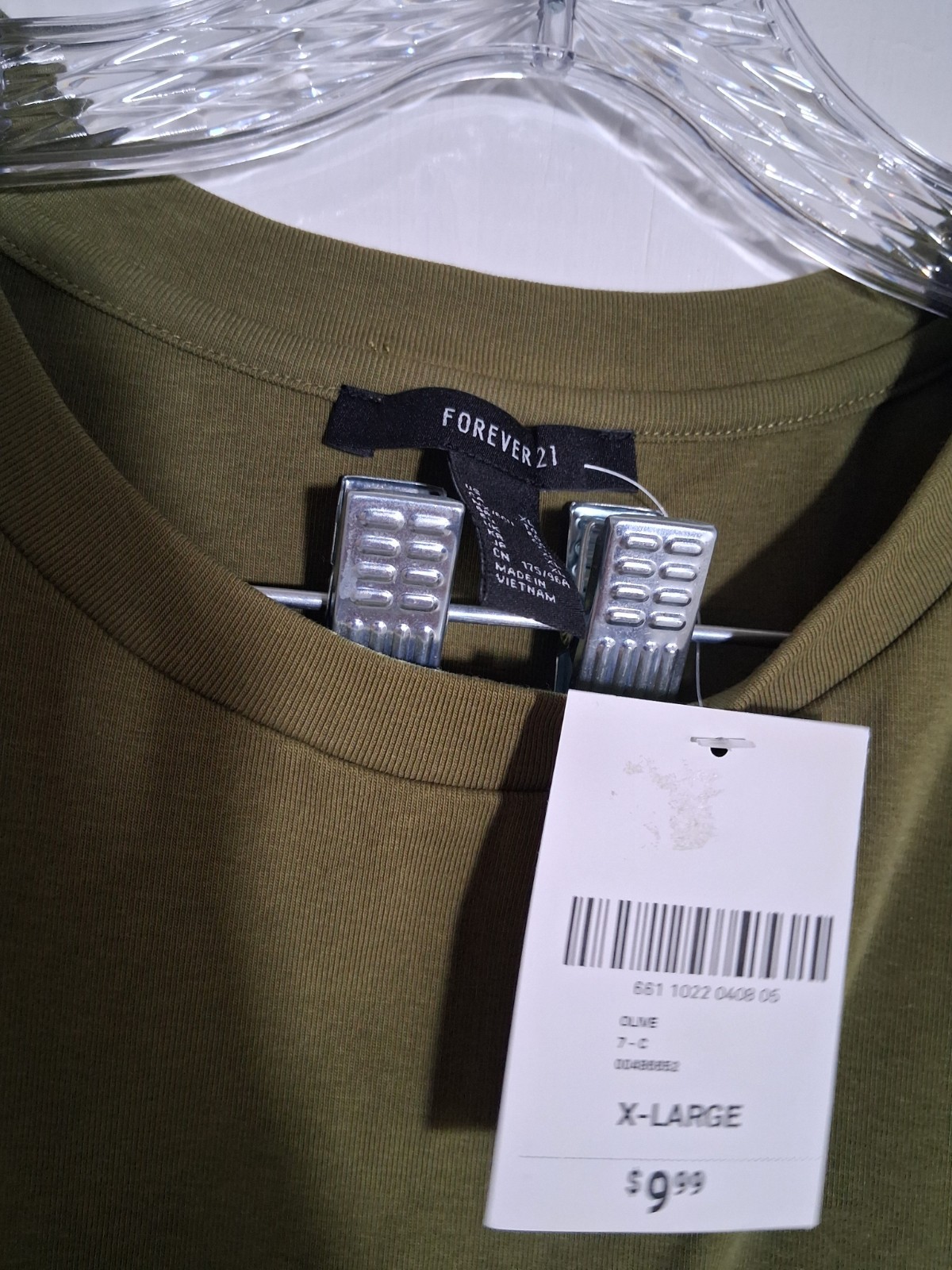 Forever 21 Olive Green Crop Top