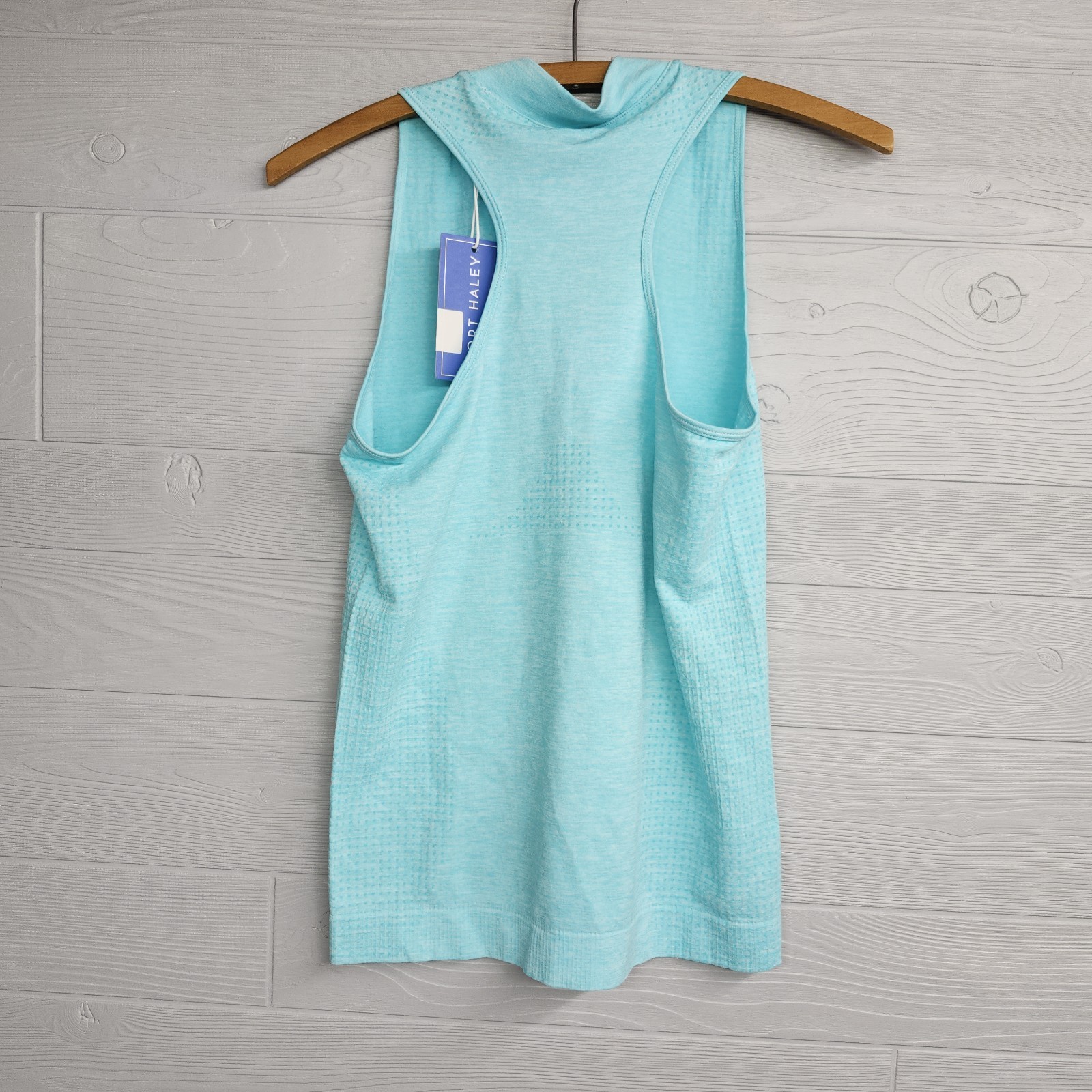 Sport Haley Blue Racerback Polo Shirt Womens Size Small NWT