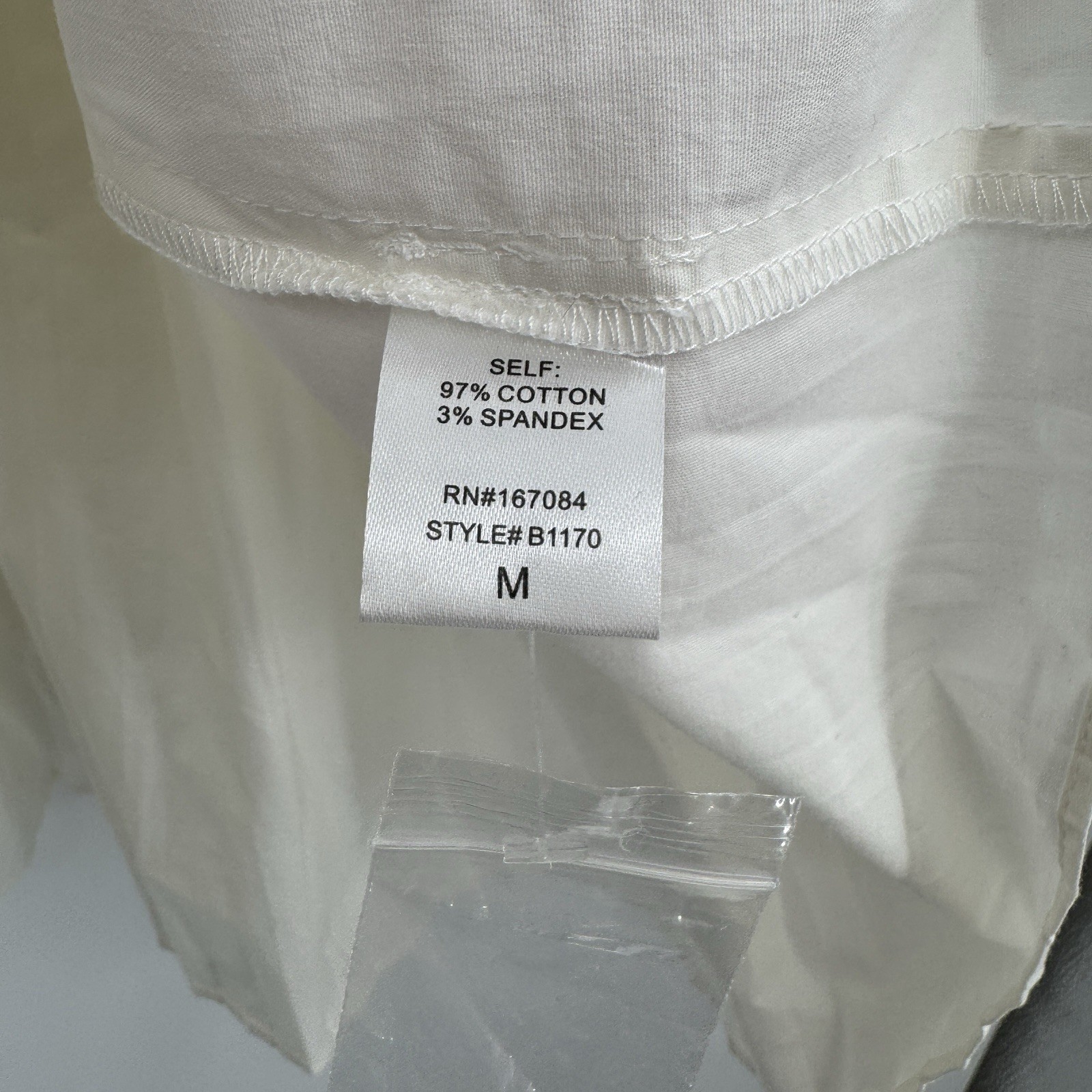 Pomander Place by Tuckernuck White Jade Pleated Button Down Shirt size M Medium