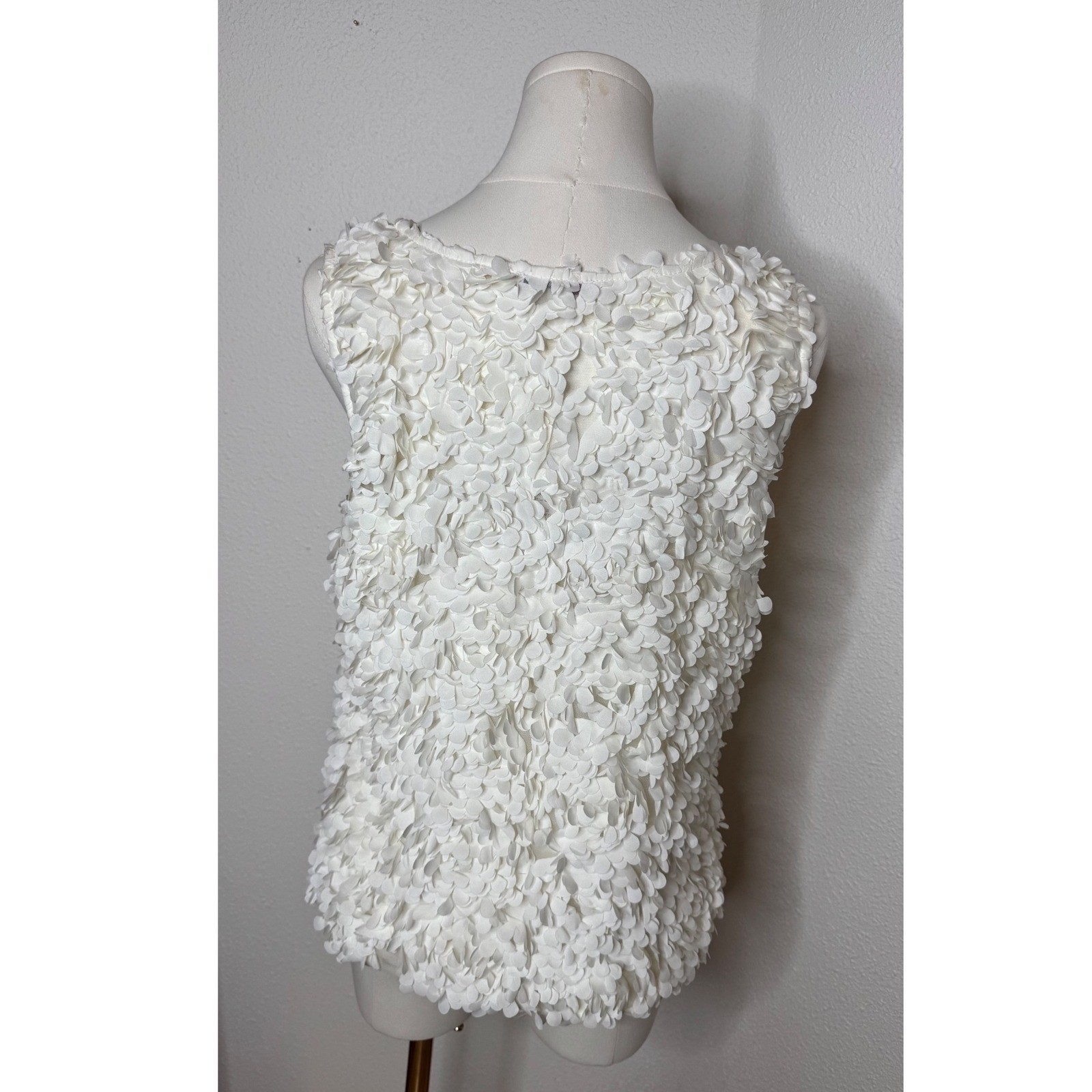 White Floral 3D Petal Applique – Balayage Milano
