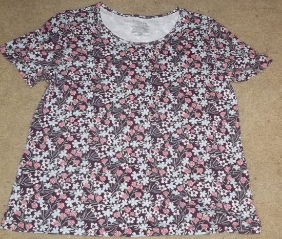 Women’s sz XL 16-18 Top Shirt by Time & Tru