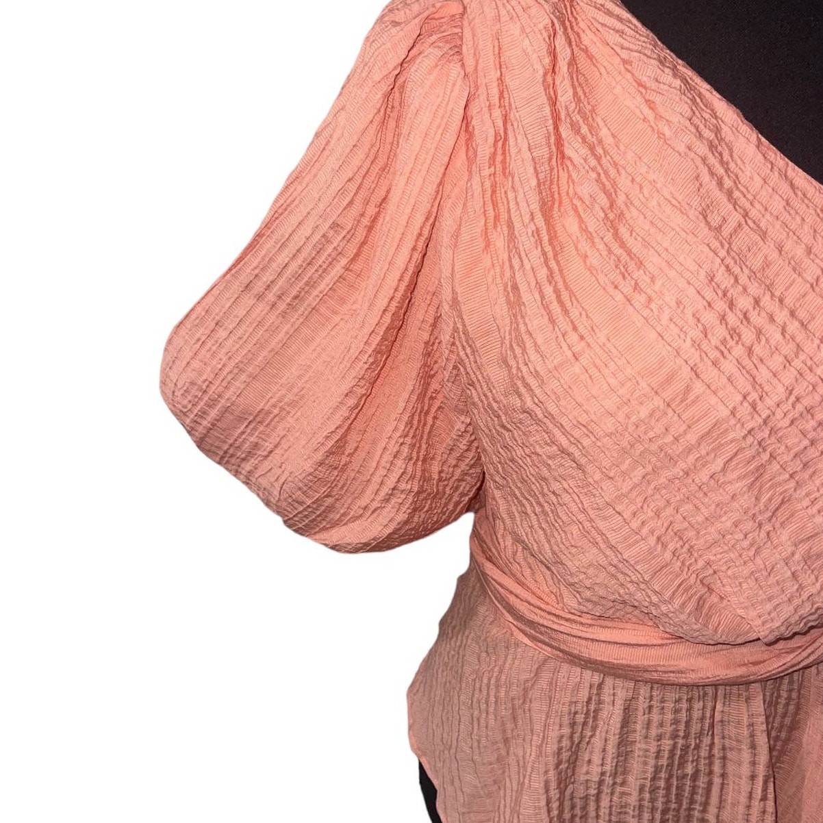NWT! MinkPink Vera One Shoulder Peplum Top – Size X-Small (MSRP $99)