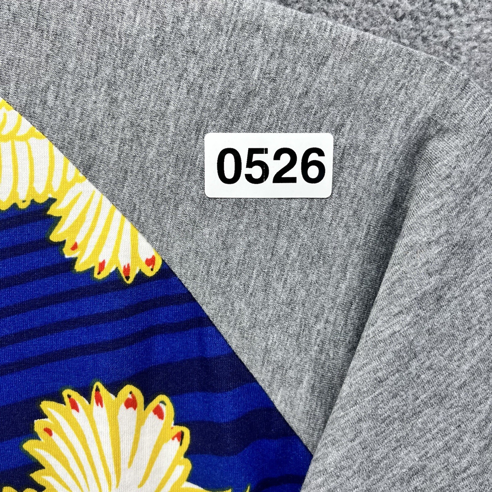 LuLaRoe Top Womens Medium Blue Gray Yellow Randy Shirt Eagles long sleeves