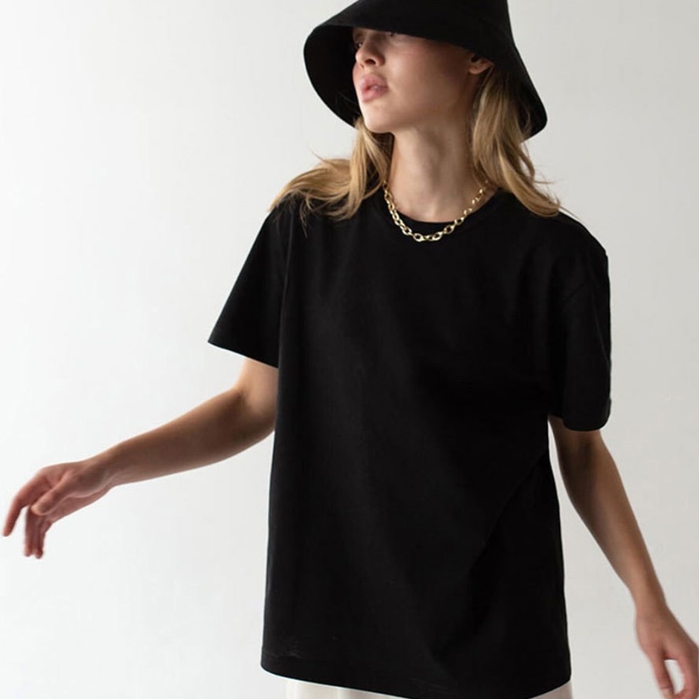 Women’s Pima Cotton Slim Fit Tee White Crew Neck Short Sleeve Ultra Soft Top