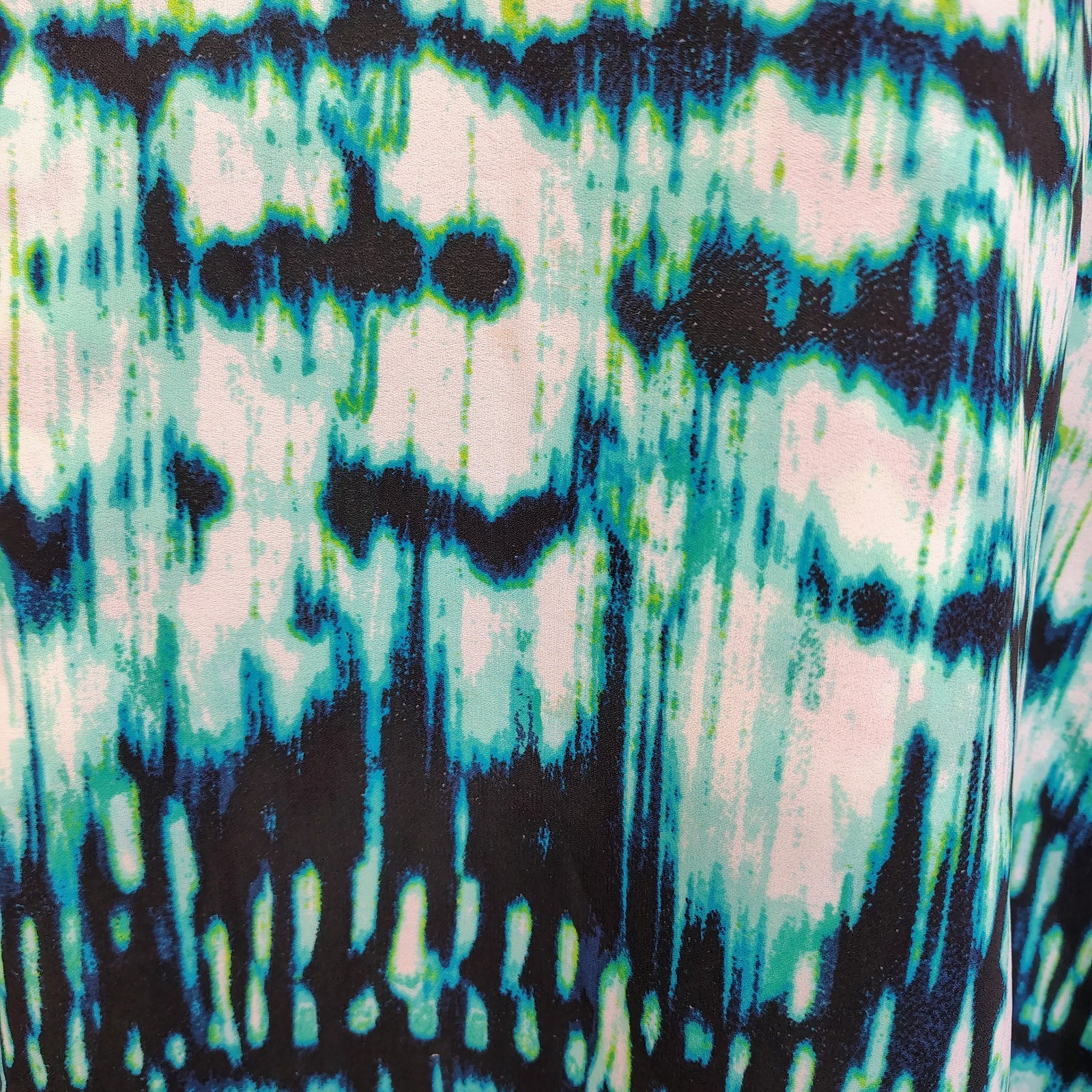 Decree Halter Shirt Womens Extra Small Tie Dye print Layers Sleeveless