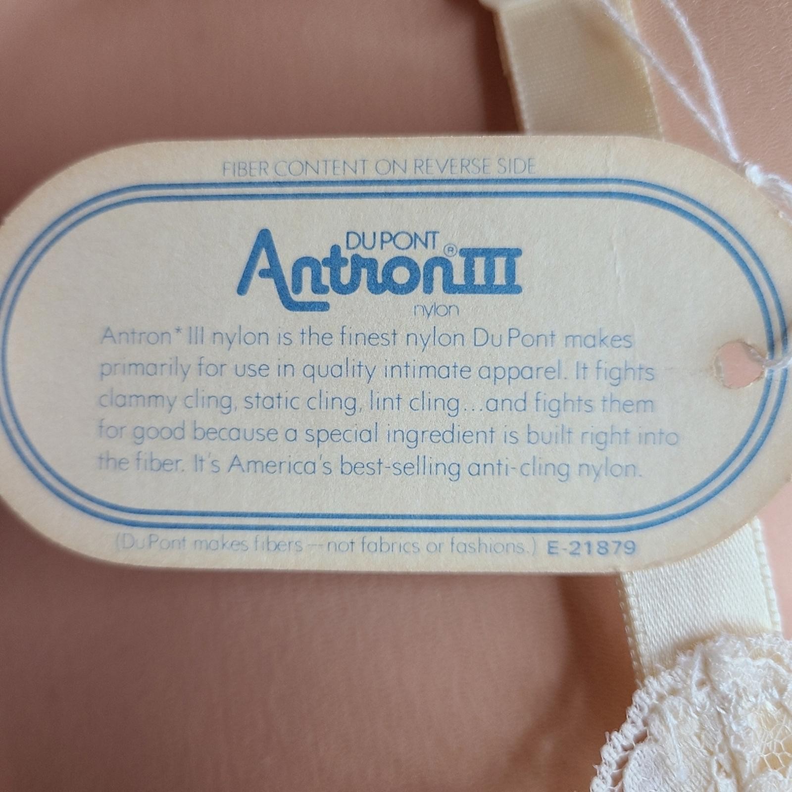 VTG Philmaid Dupont Nylon Lace Slip Top Camisole Size 40 Cream