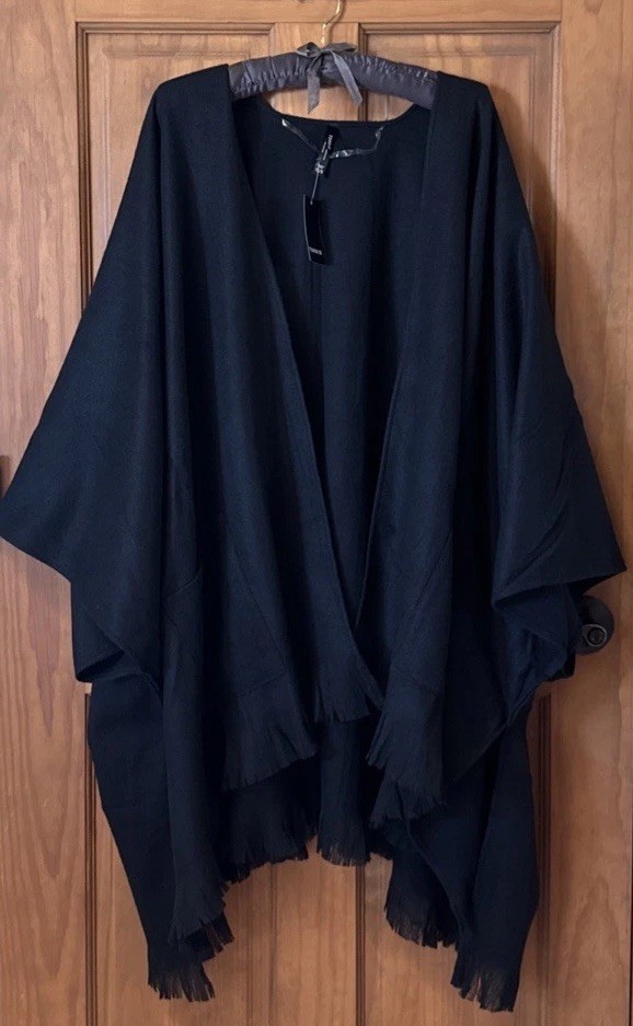 TORRID RUANA DUSTER KNIT POCKET CARDIGAN OPEN FRONT KIMONO 5X 6X 5/6 NEW