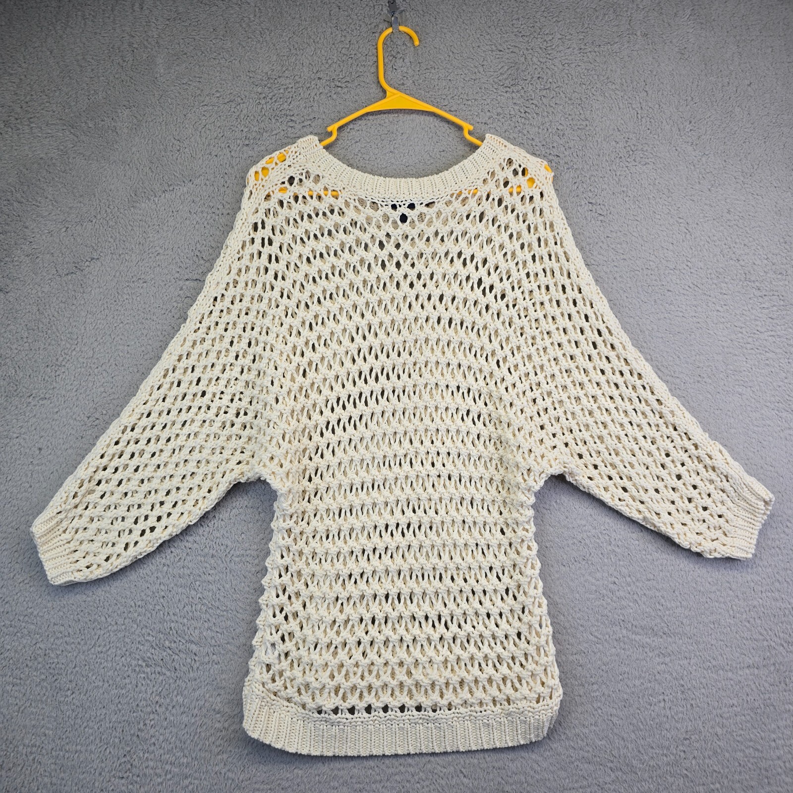 Tildon Crochet Top Womens M Knit Pullover Coastal Grandma Resort Beachy Festival