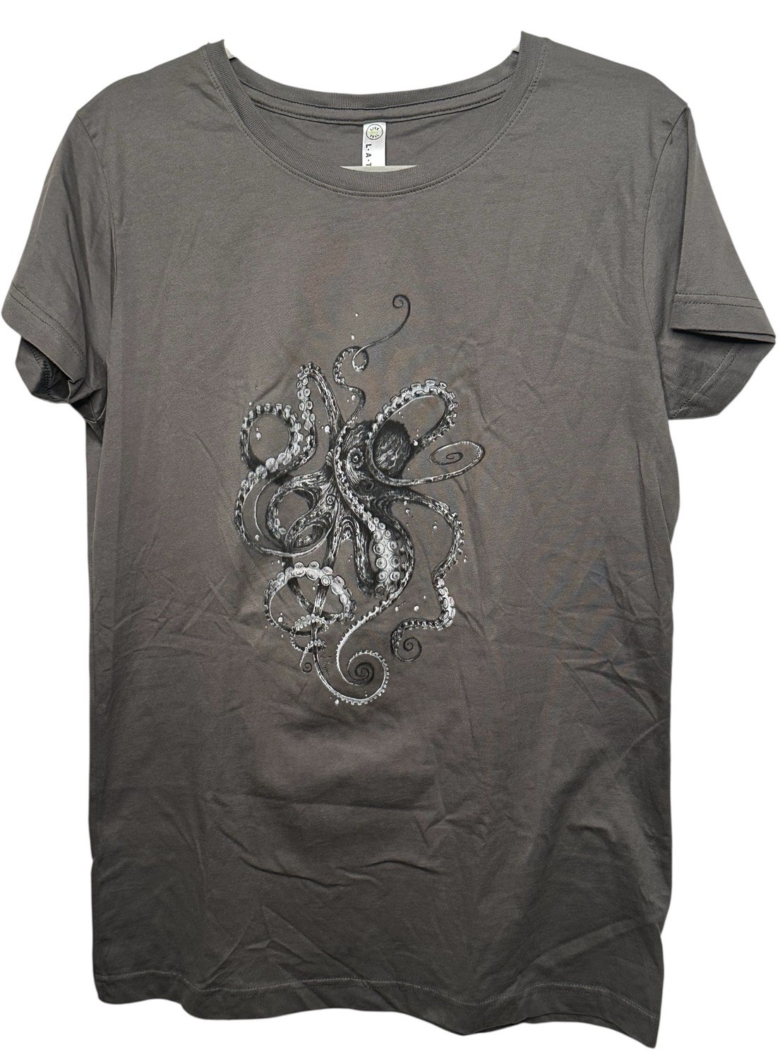 Live and Tell T Shirt Sz XL Always Wear Ocean Octopus Relax Sealife NWOT