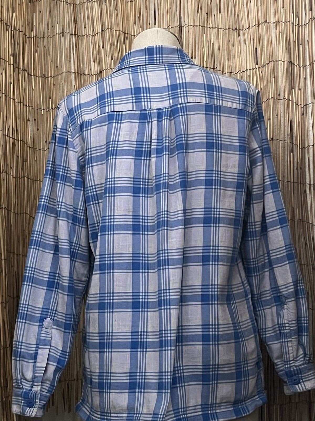 L.L. Bean Ladies Flannel Shirt Jacket-Size Small-Cotton Poly-Shacket
