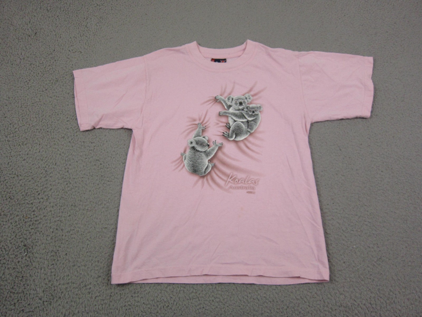 Vintage Koalas Australia Shirt Womens Small Pink Classic Roo Short Sleeve 90s
