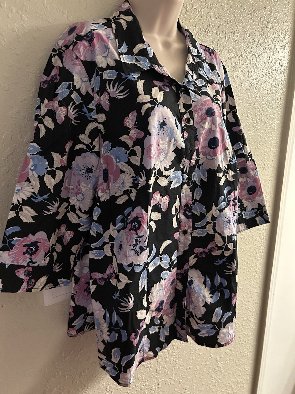 New 20W Chadwick’s Of Boston floral top #318*8