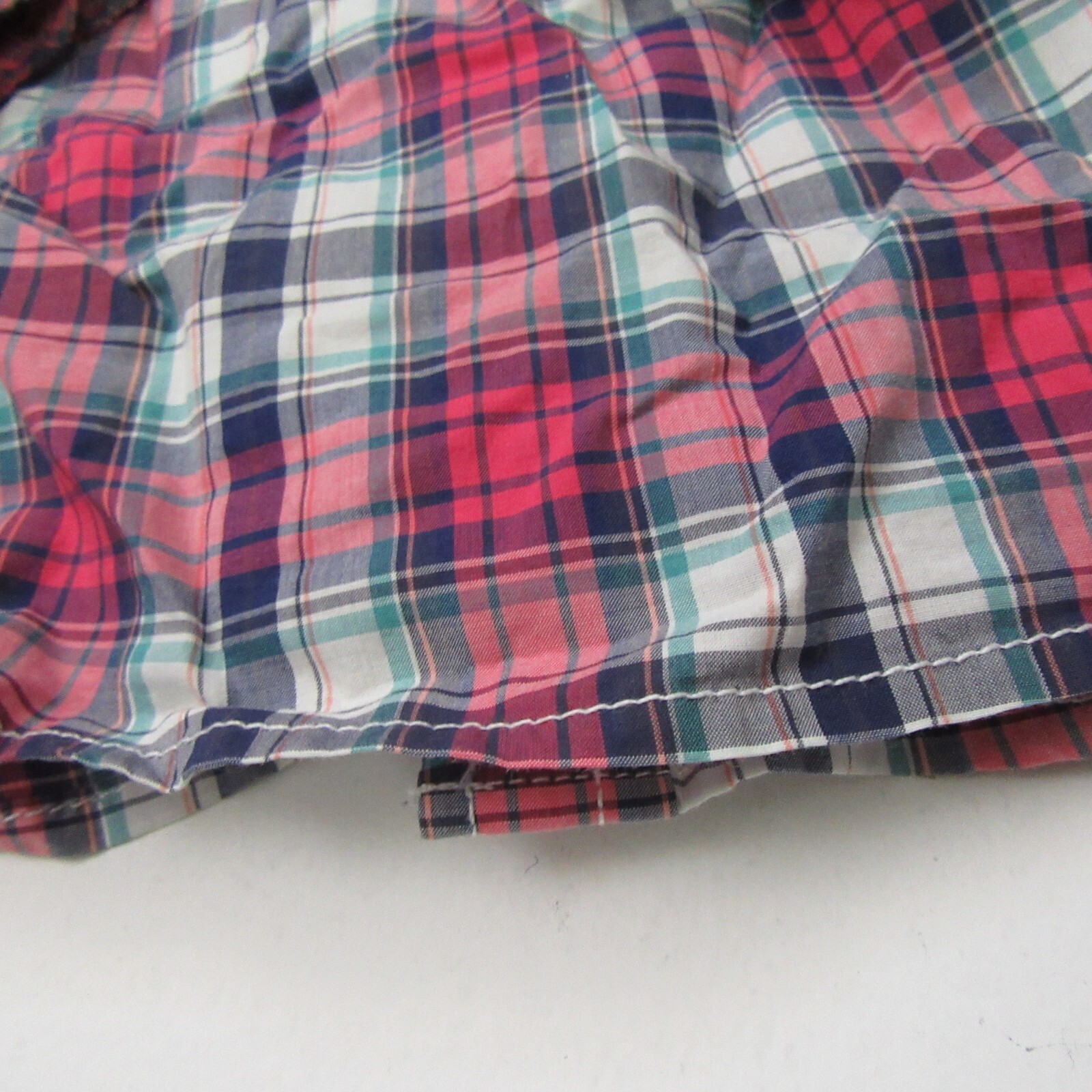 American Eagle Outfitters Womens Size M Button Up Top Classic Prep Fit Plaid