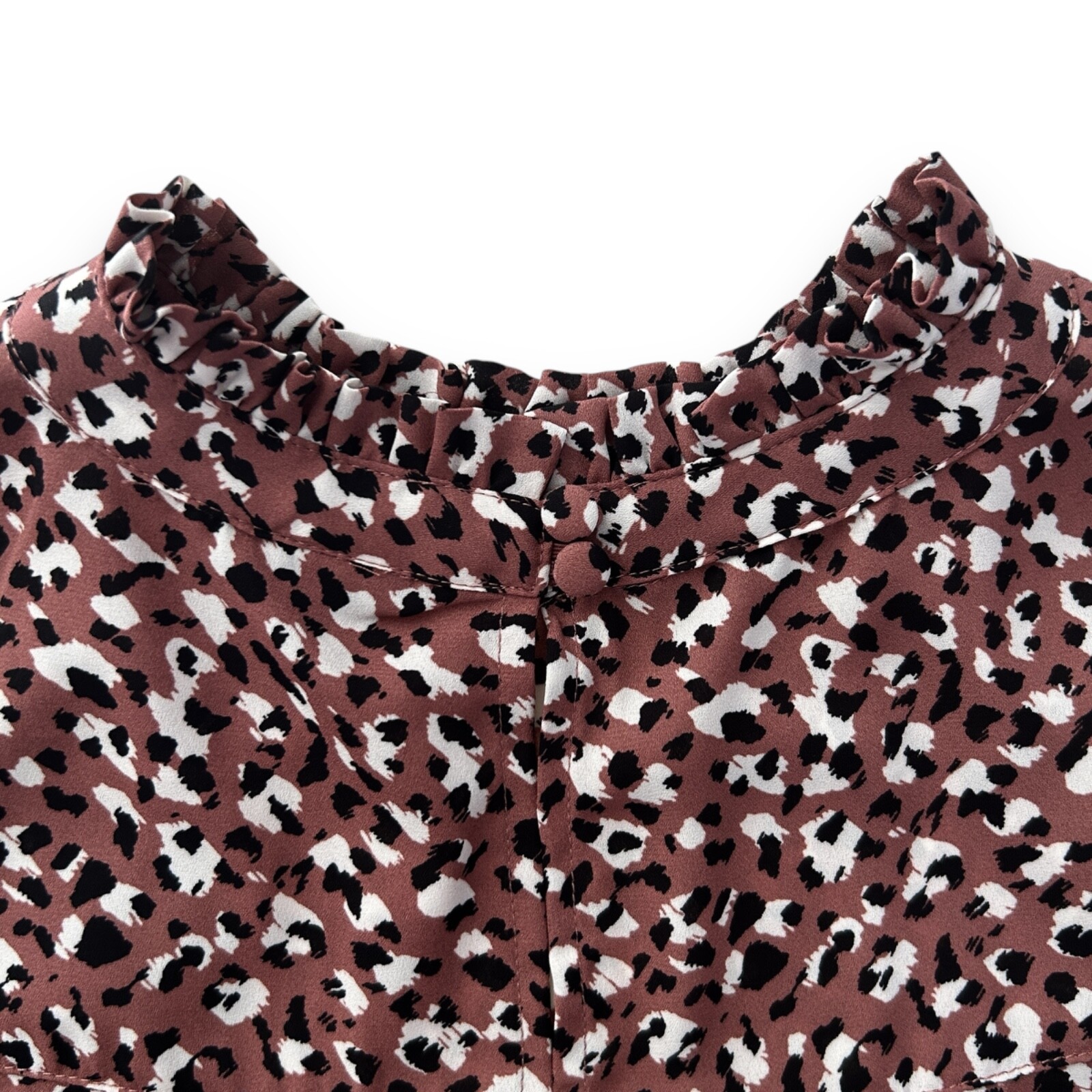 Torrid Women’s 00 Medium Large Multicolor Georgette Sleeveless Mock Neck Top NWT