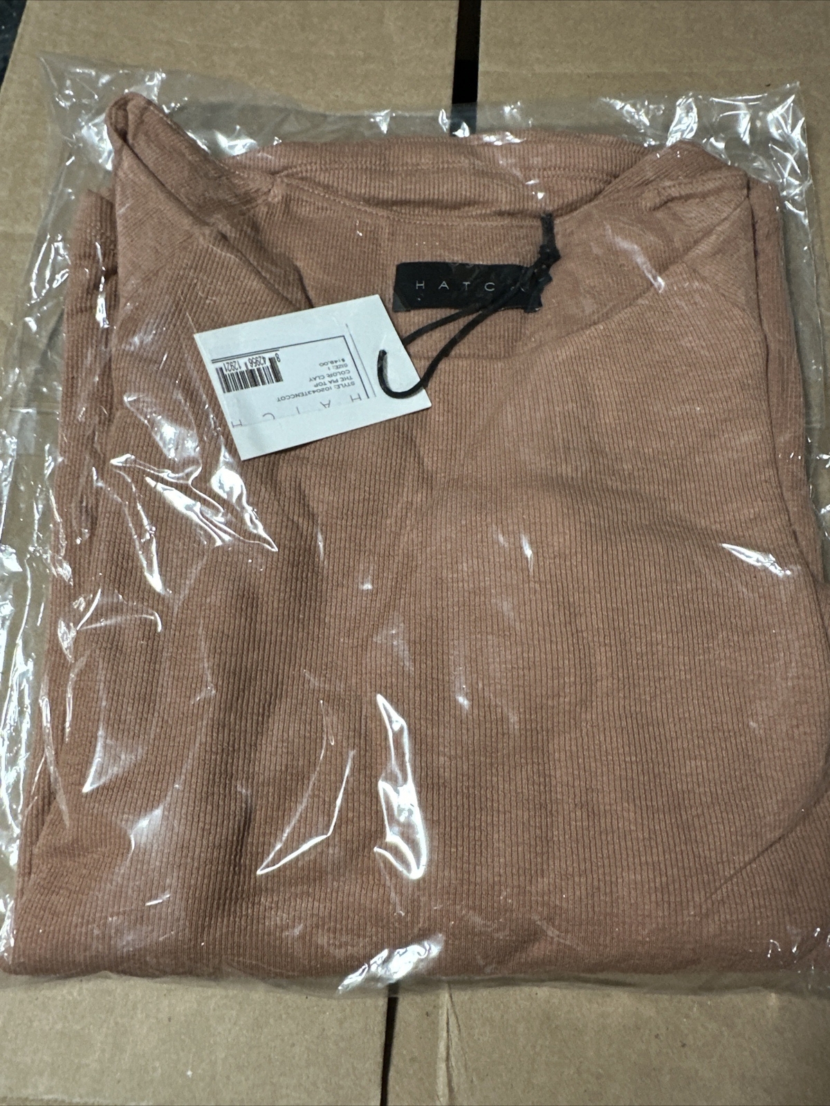 Hatch Maternity Women’s THE PIA TOP Clay Super Soft Fabric Size 1 (S/4-6) NEW